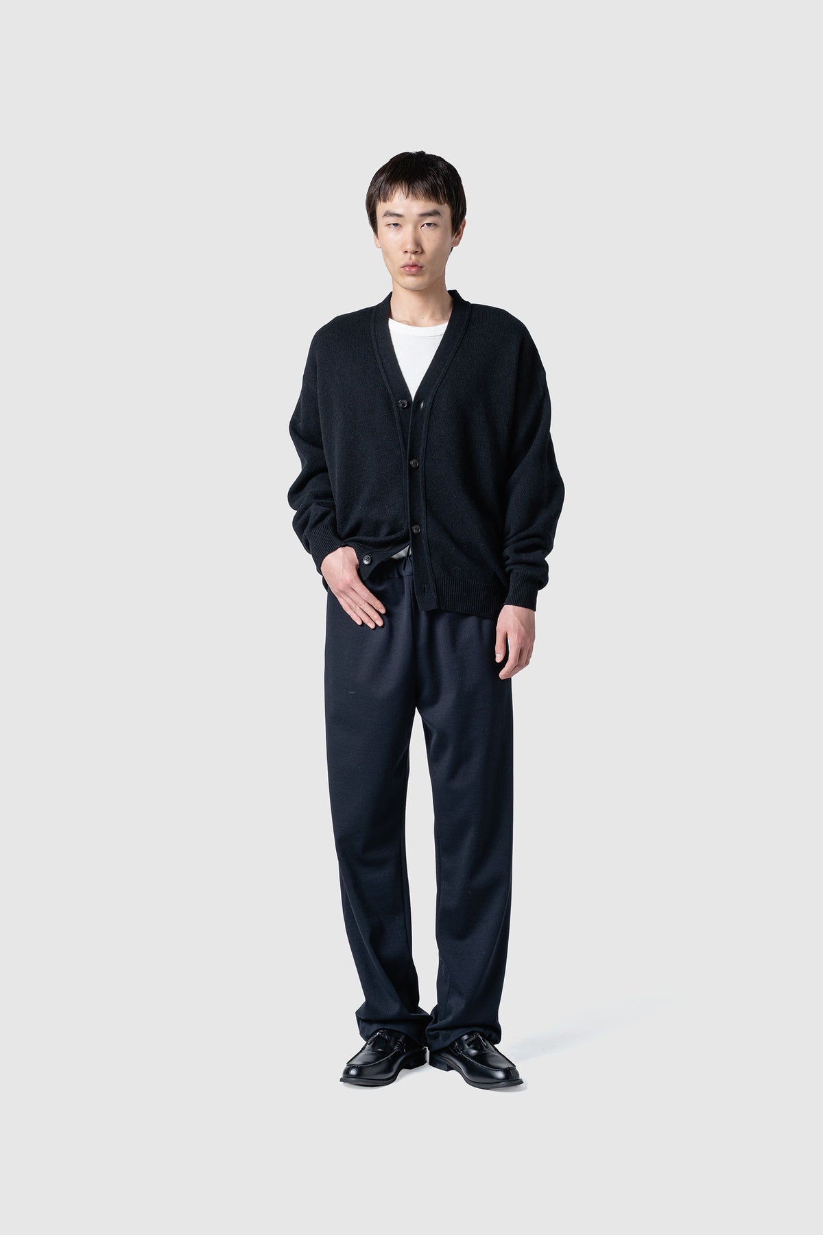 WOOL TERRY CARDIGAN