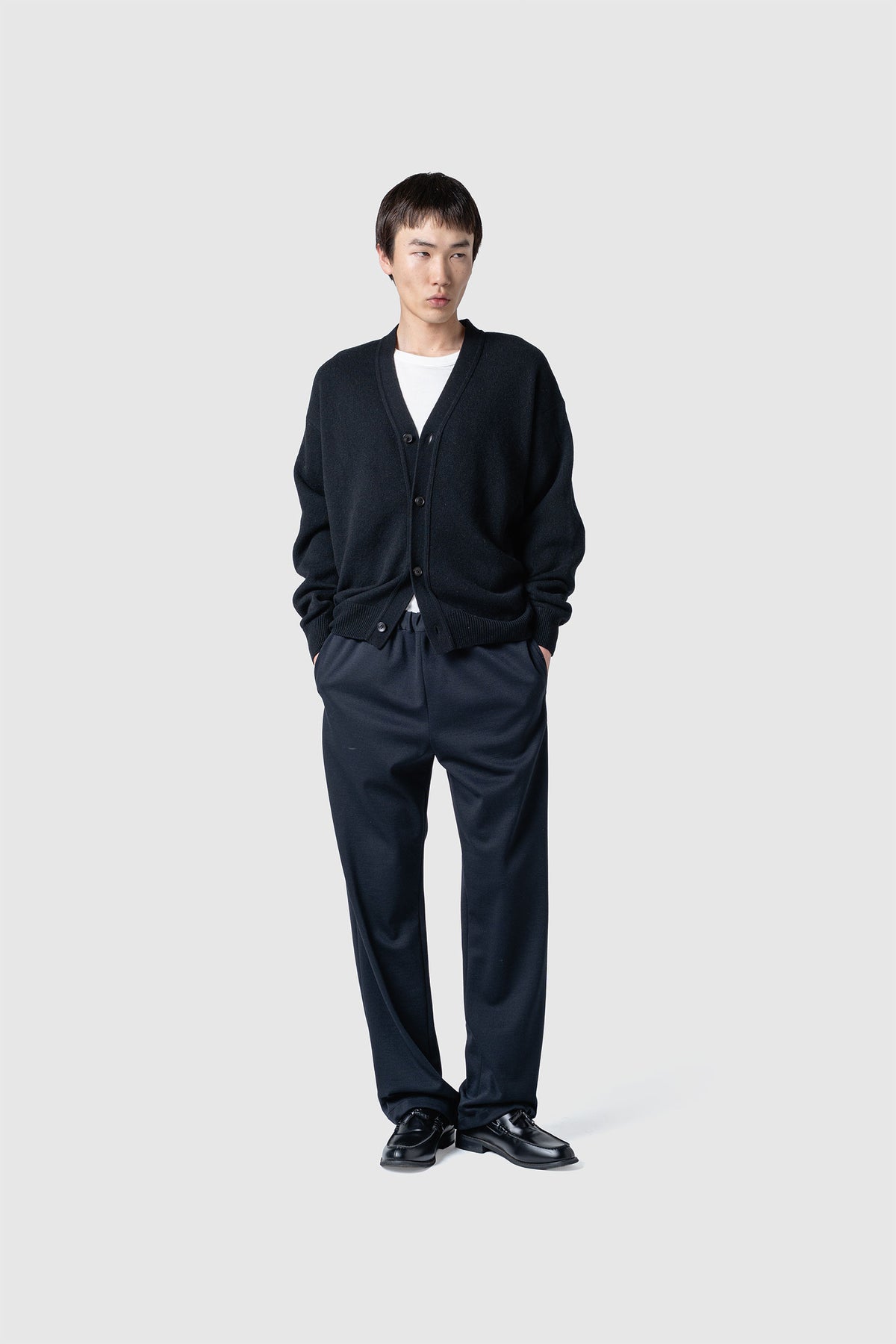 WOOL TERRY CARDIGAN