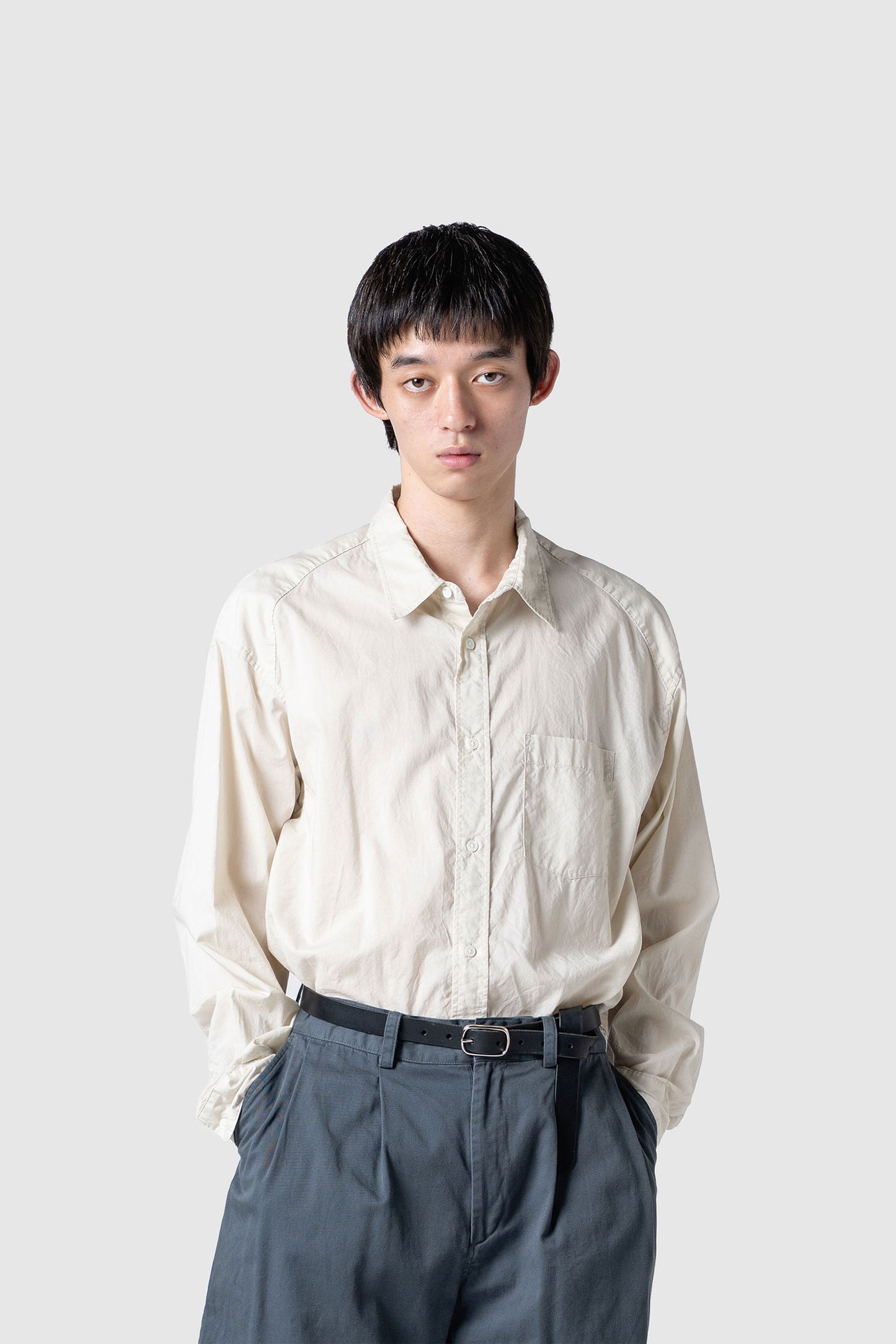 AIRY COTTON LONG-SLEEVE SHIRT