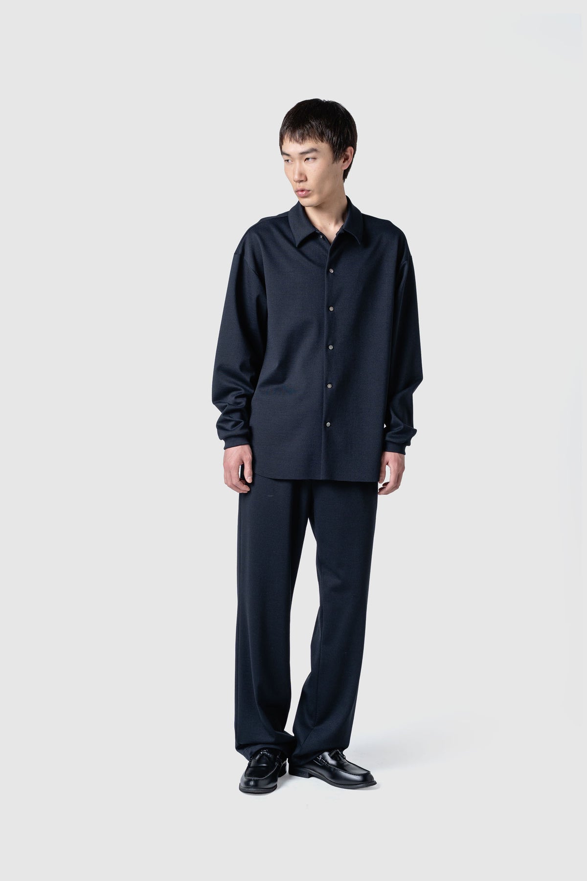 SPONGE WOOL JERSEY SHIRT