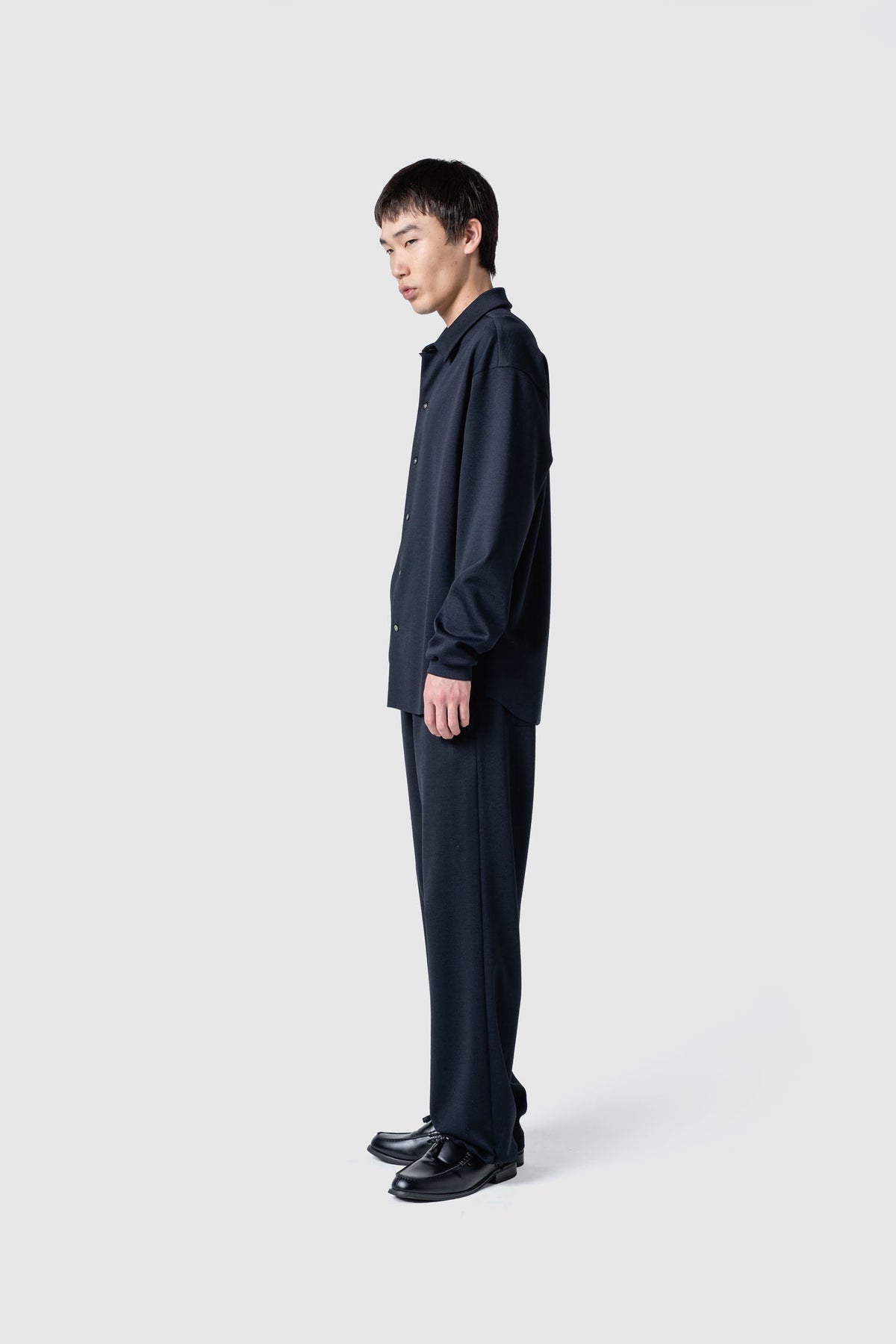 SPONGE WOOL JERSEY SHIRT