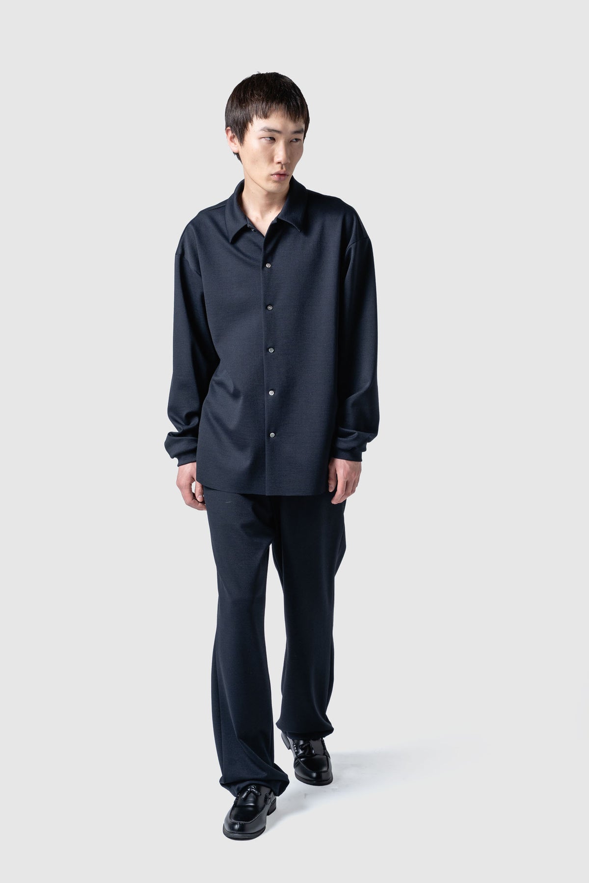 SPONGE WOOL JERSEY SHIRT
