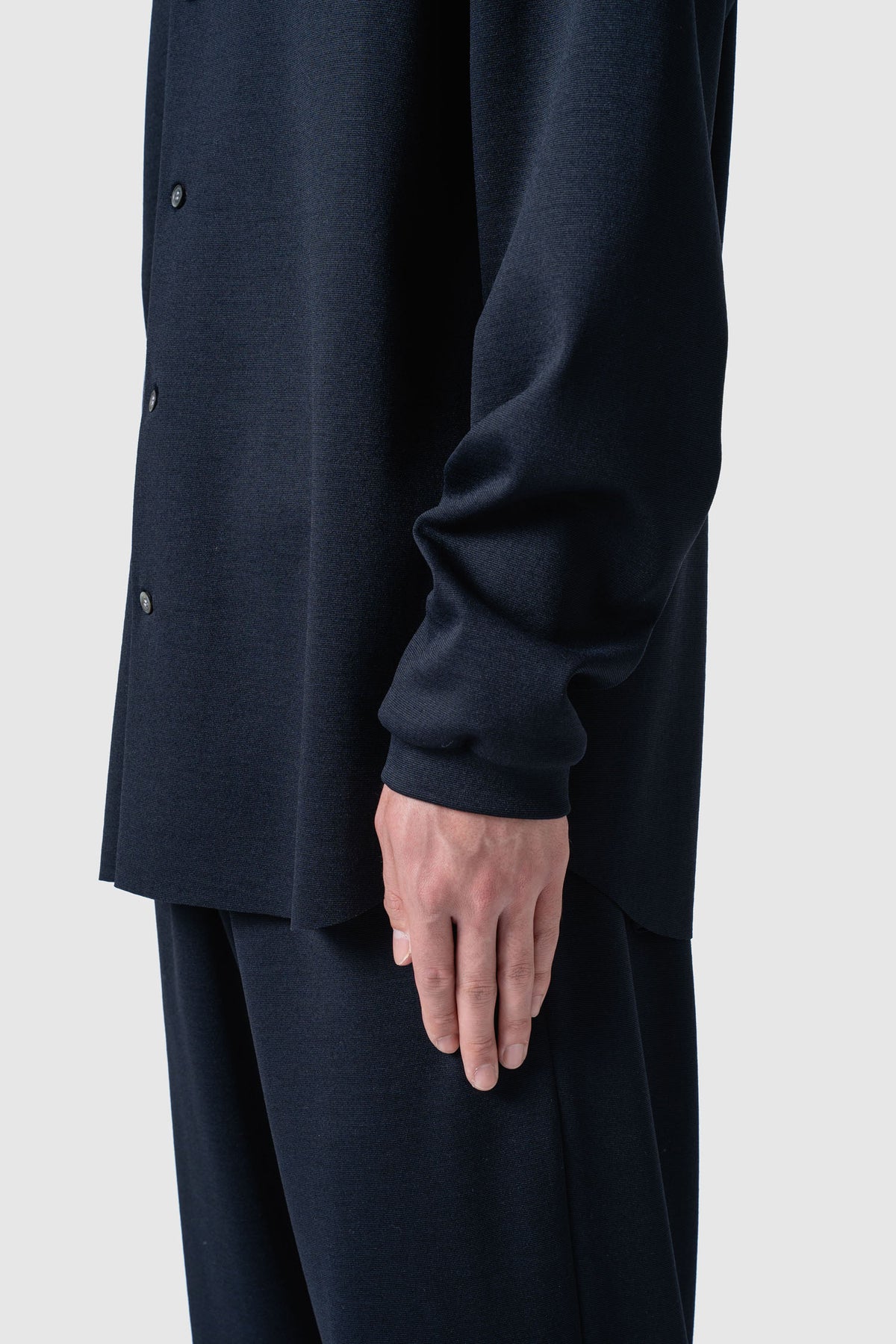 SPONGE WOOL JERSEY SHIRT