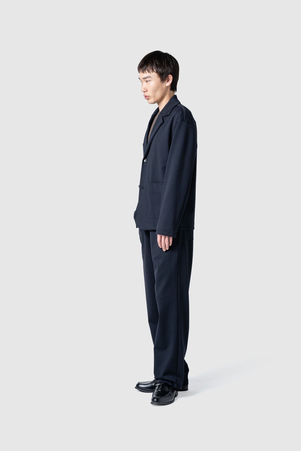 SPONGE WOOL JERSEY JACKET