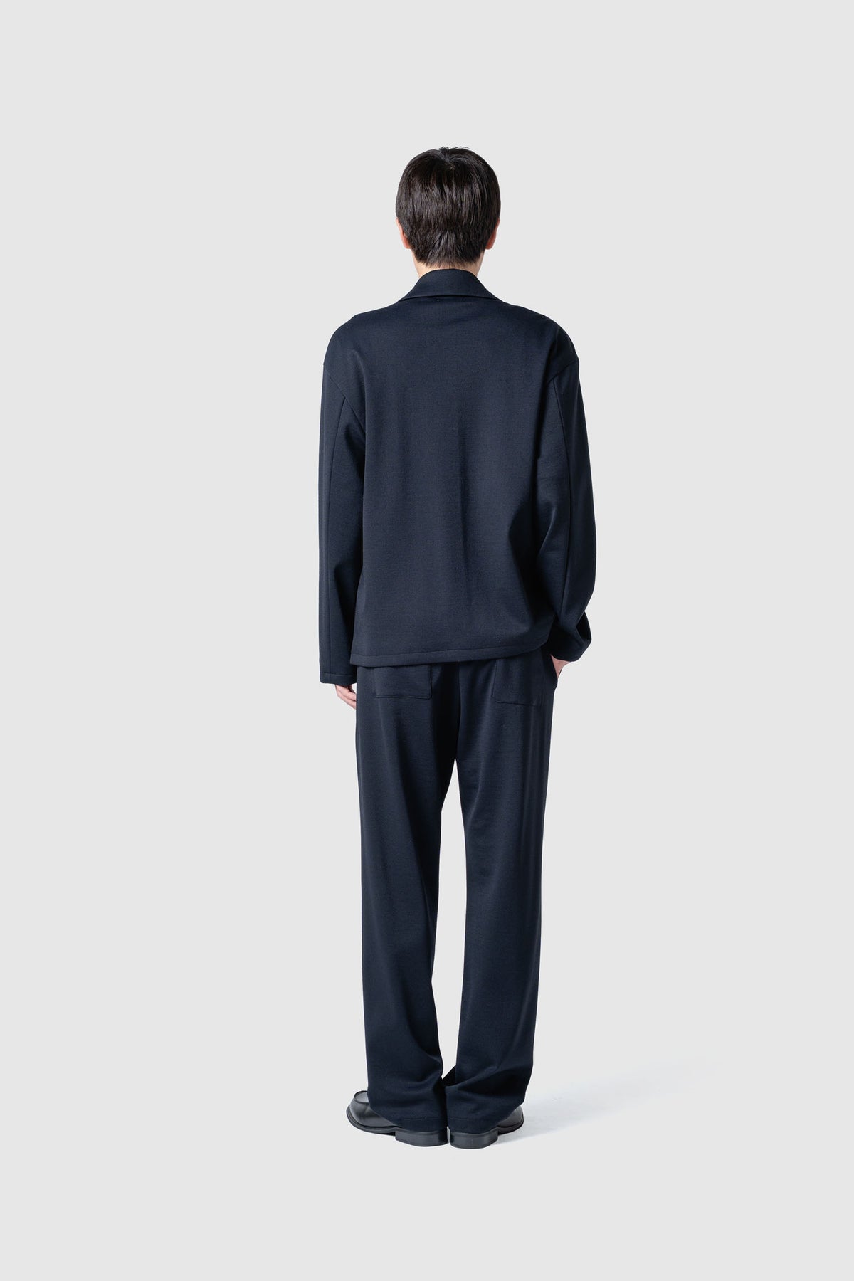 SPONGE WOOL JERSEY JACKET