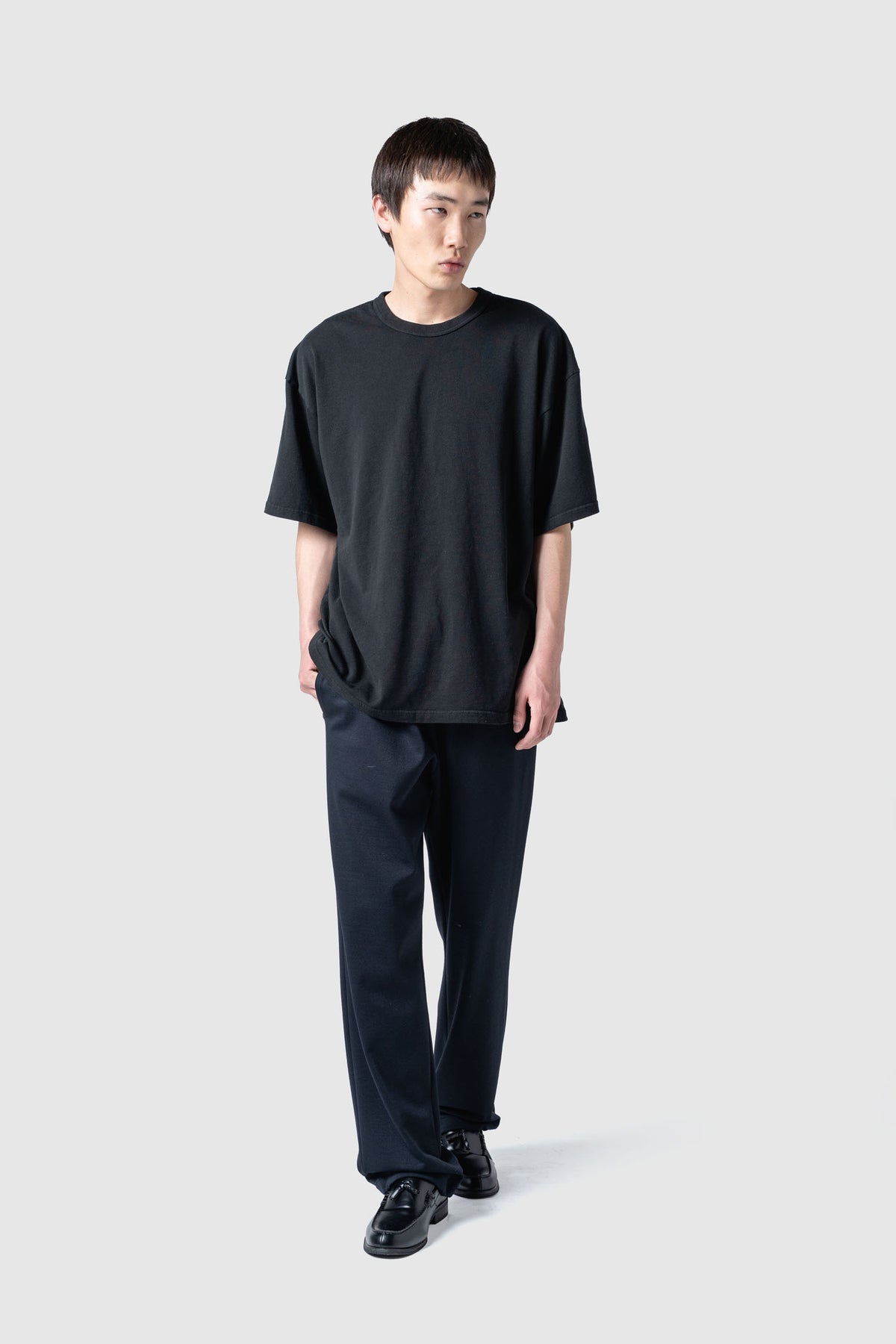 SPONGE WOOL JERSEY PANTS
