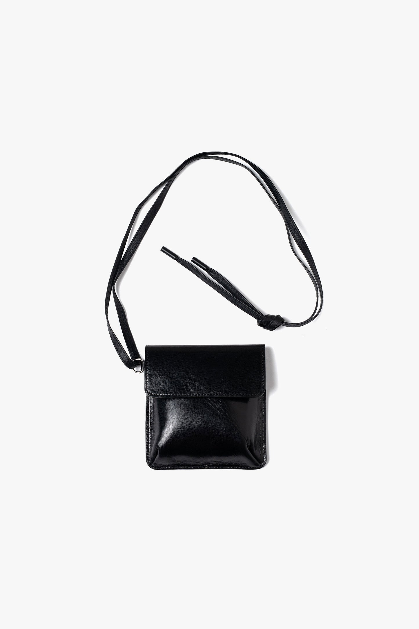 LEATHER POCKET BAG WITH BELT