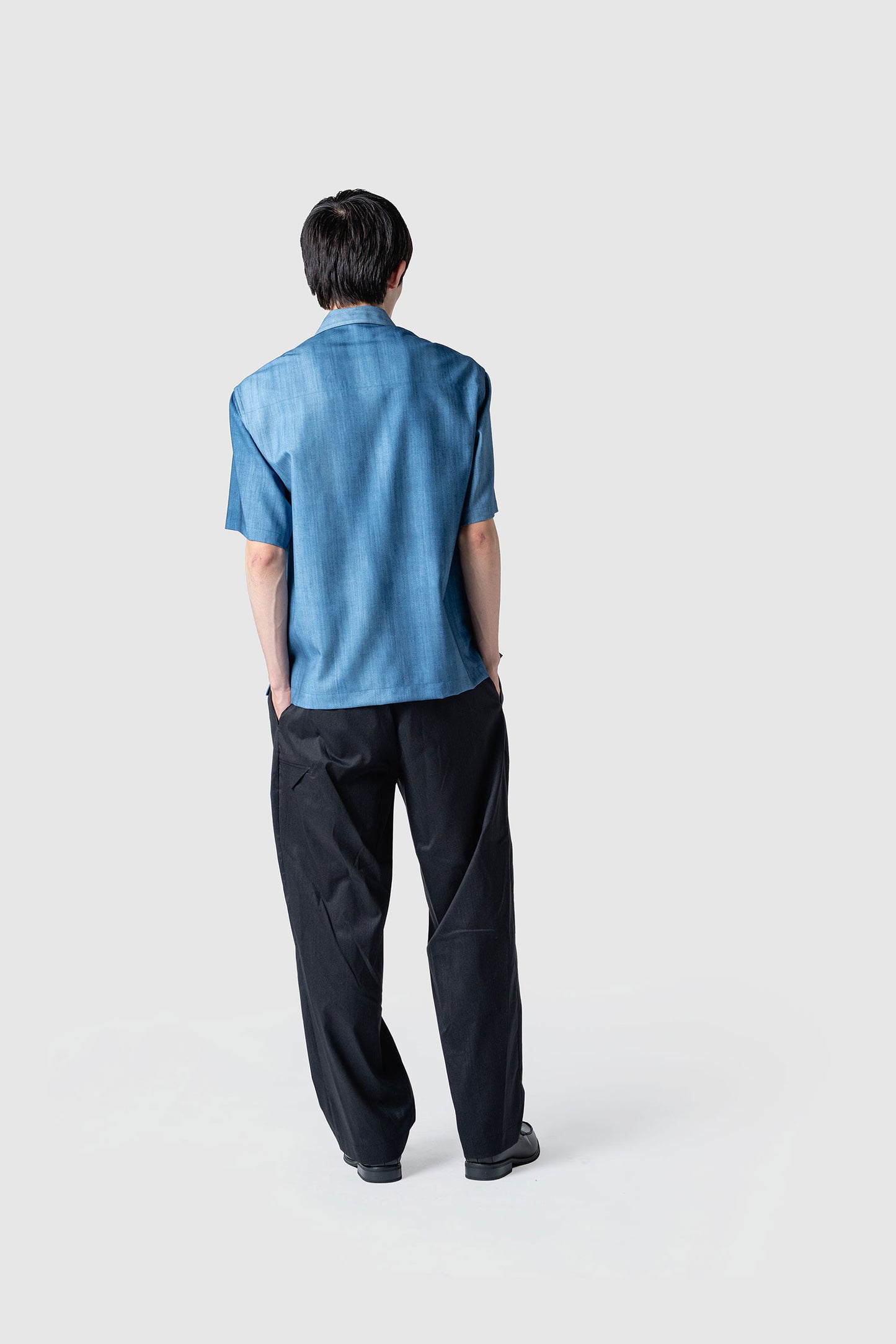 GRADATION WOOL S/S SHIRT
