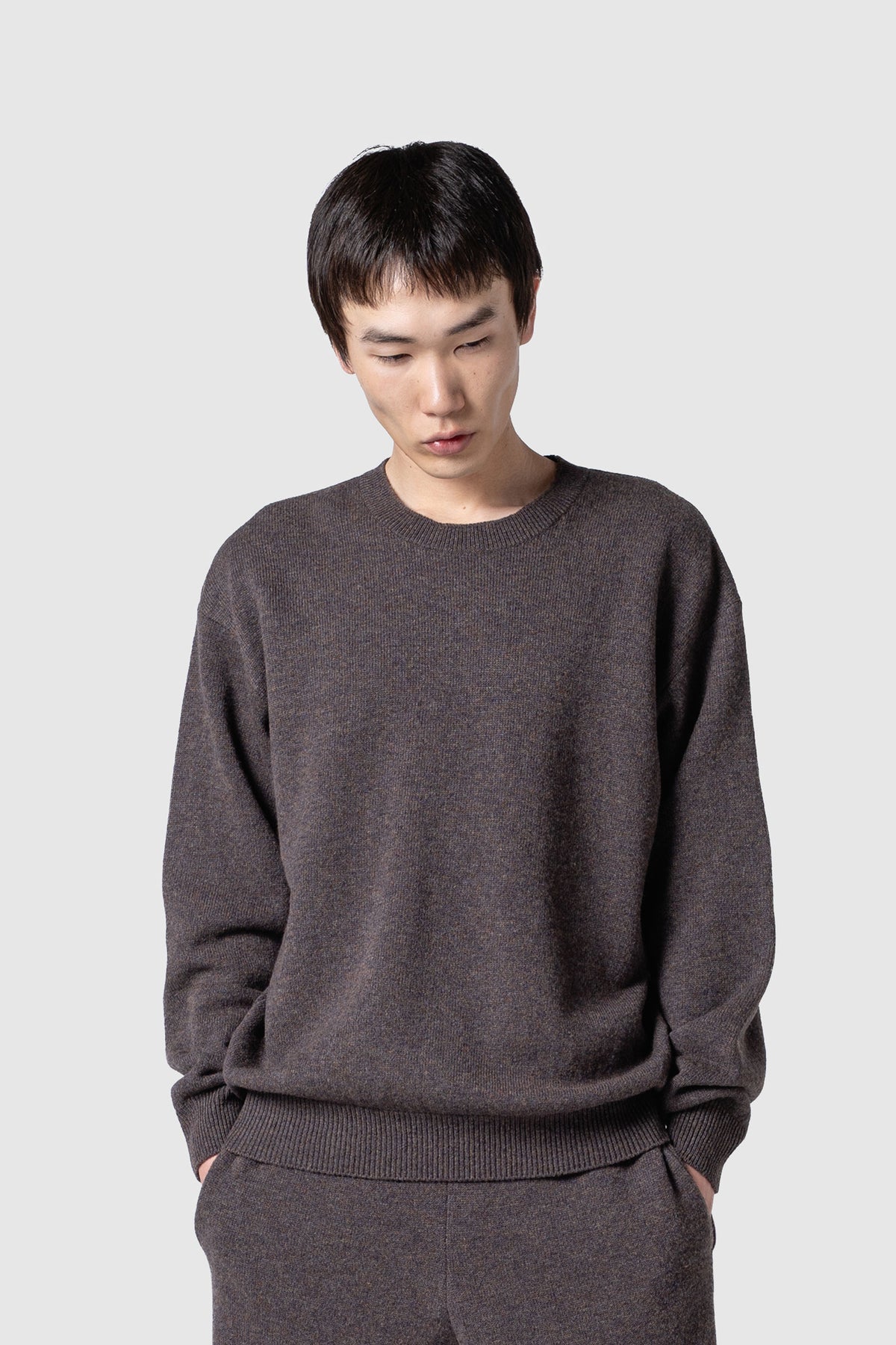WOOL TERRY SWEATER