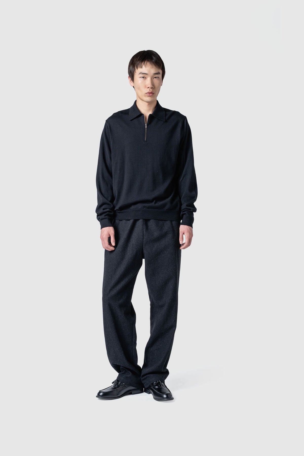WOOL ZIP KNIT