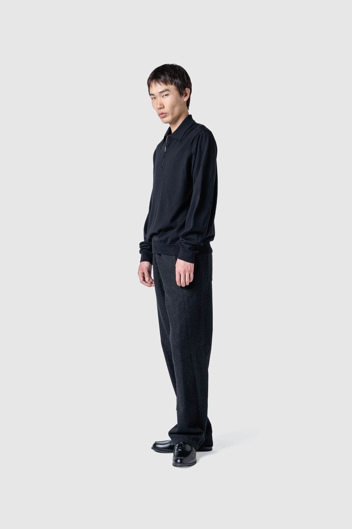 WOOL ZIP KNIT