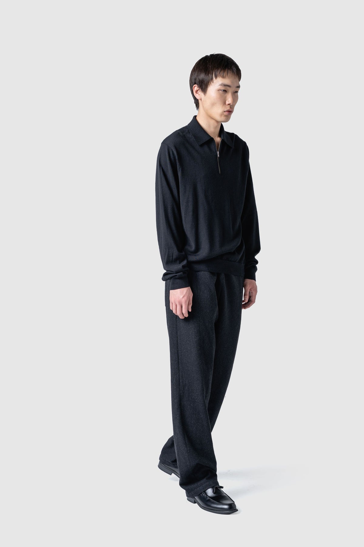 WOOL ZIP KNIT