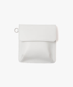LEATHER POCKET BAG W/BELT
