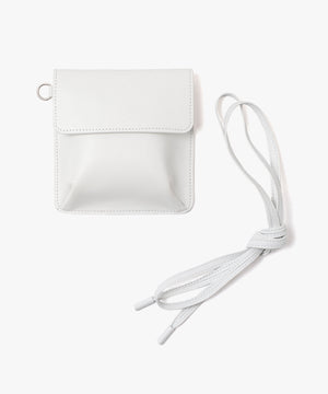 LEATHER POCKET BAG W/BELT