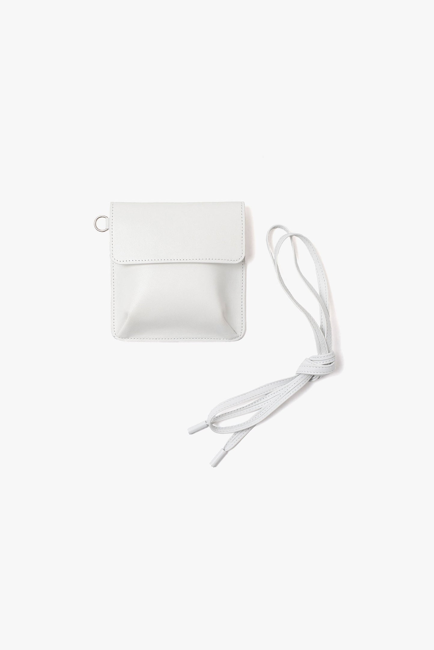 LEATHER POCKET BAG WITH BELT