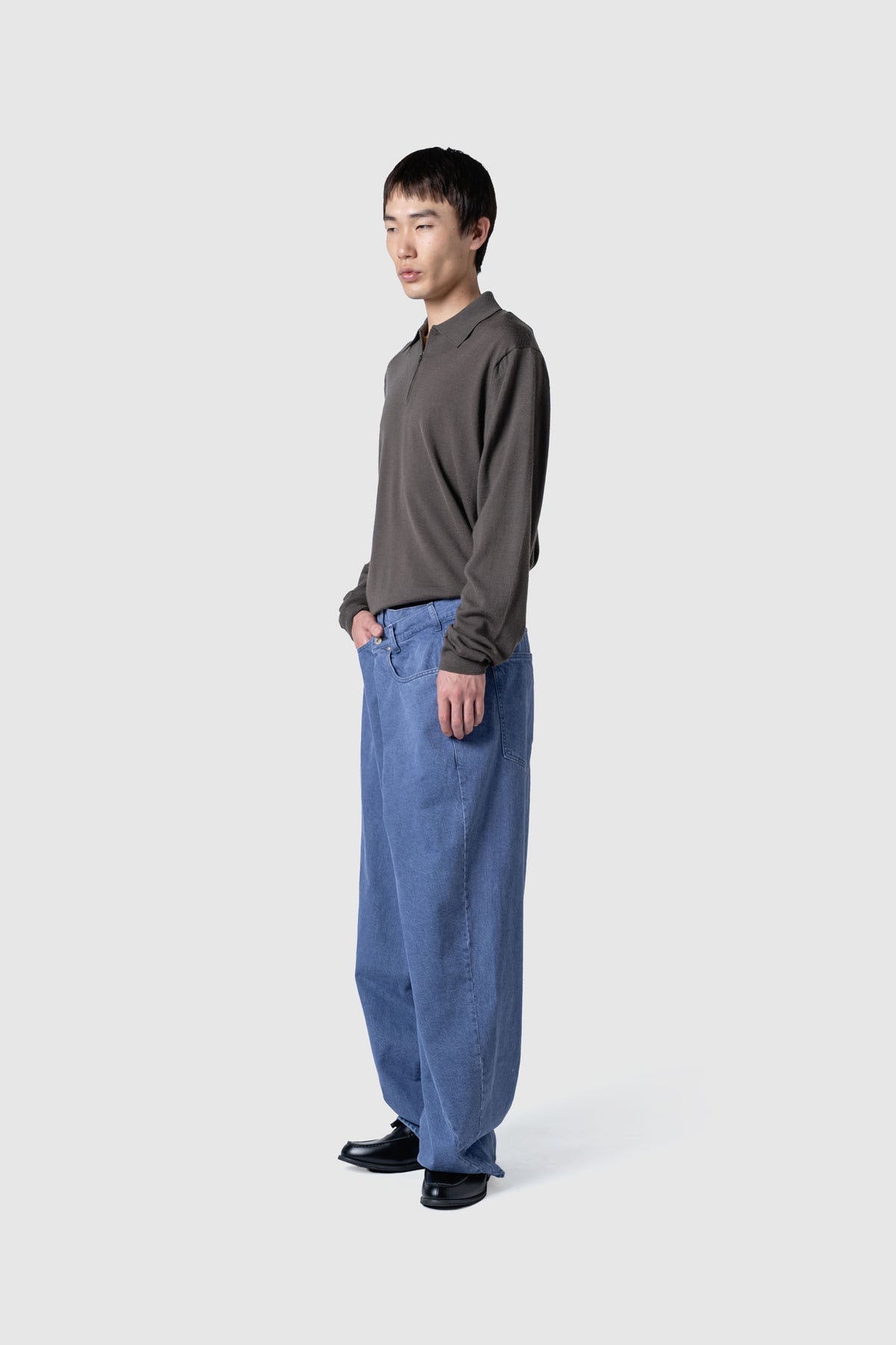 WOOL ZIP KNIT