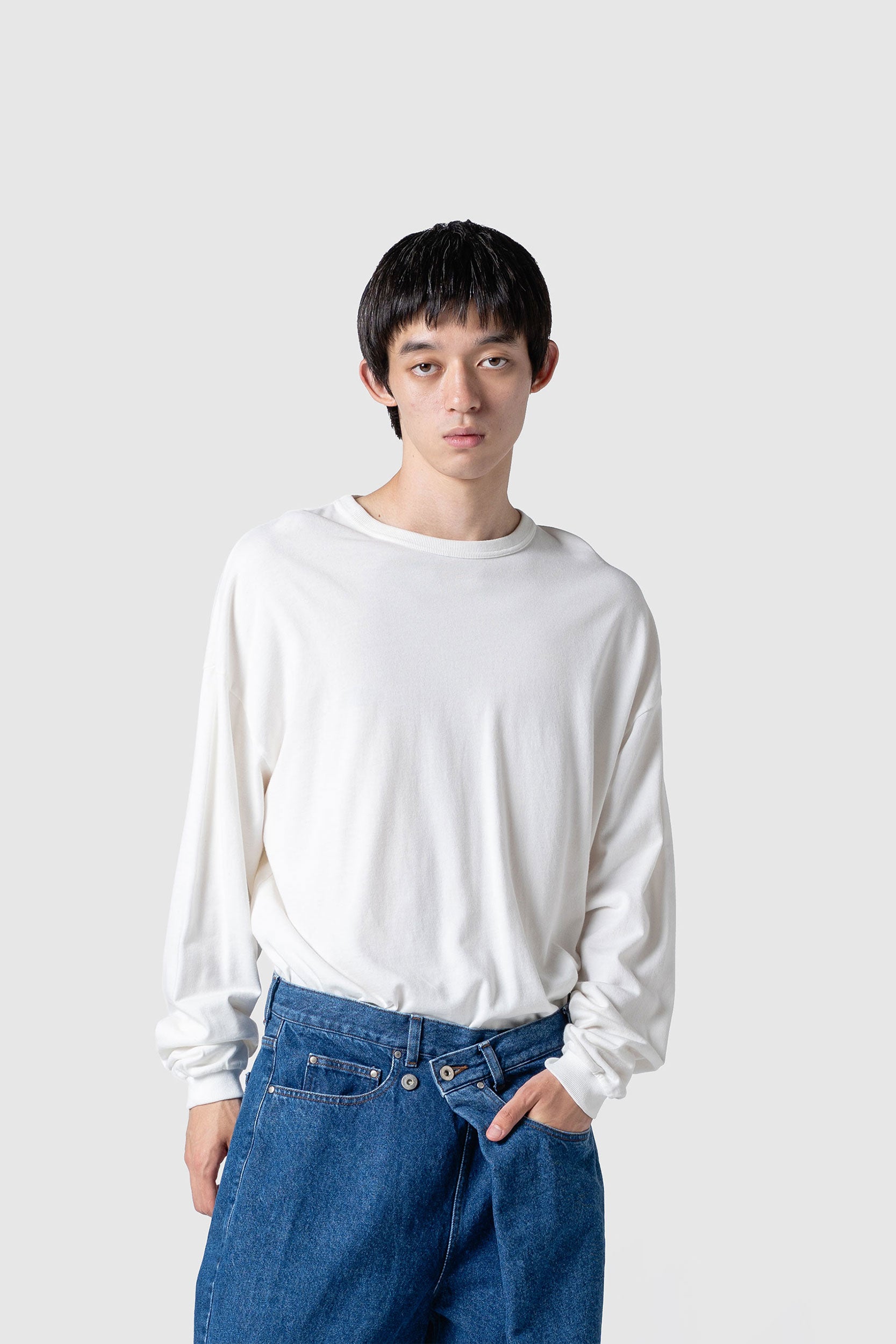 Cotton Pile Long-Sleeve T-Shirt