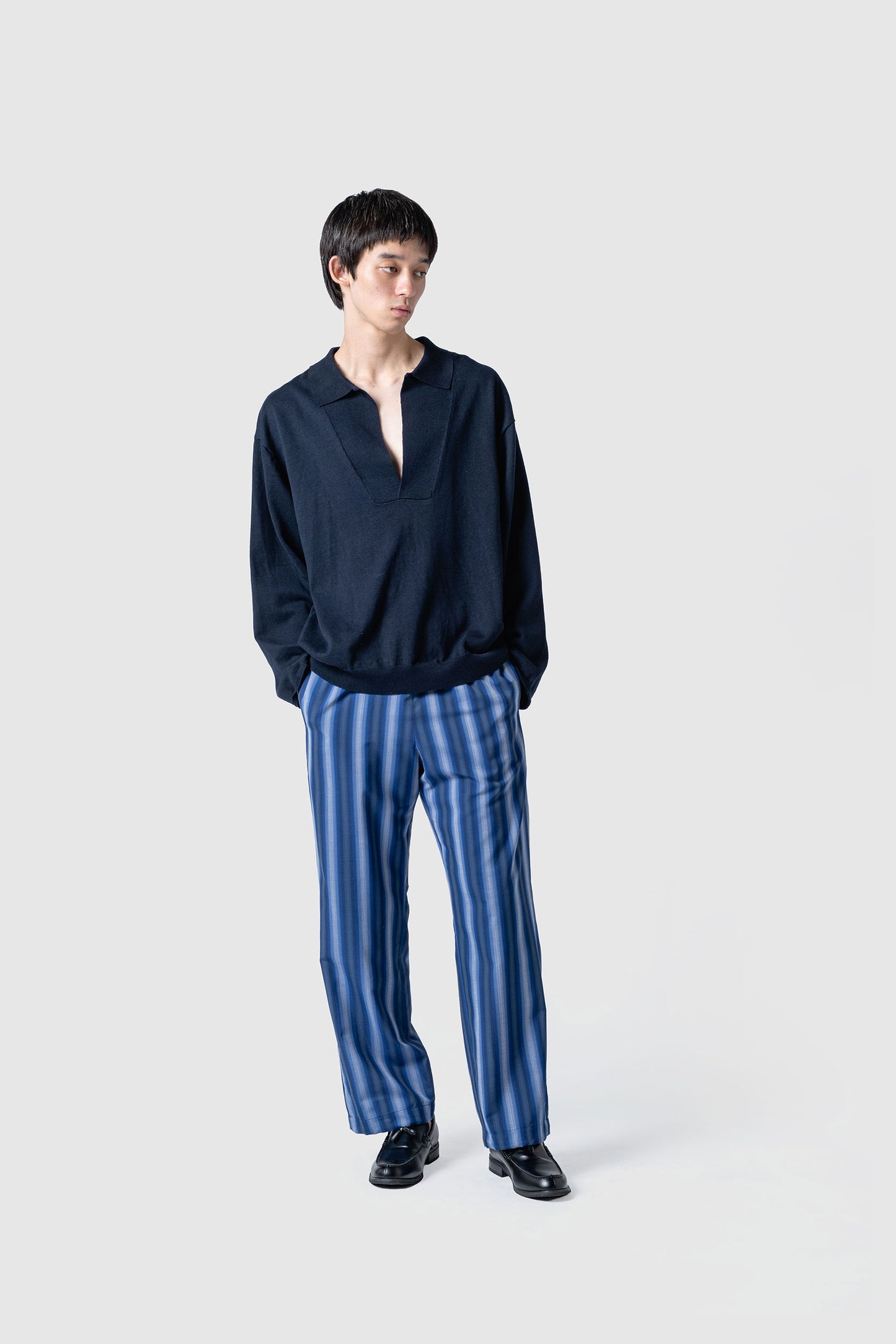 LINEN/COTTON BIG KNIT TOP