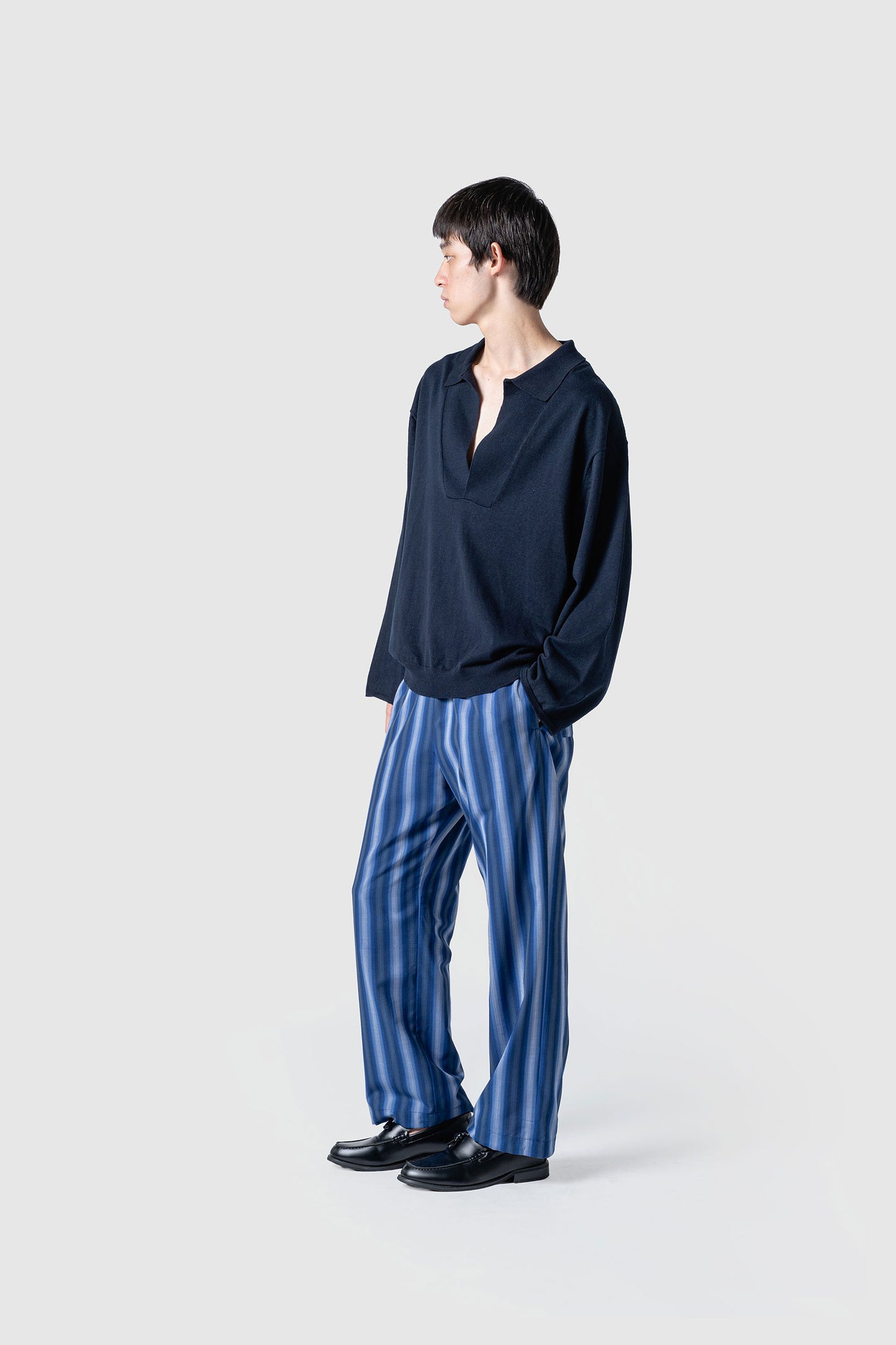 LINEN/COTTON BIG KNIT TOP