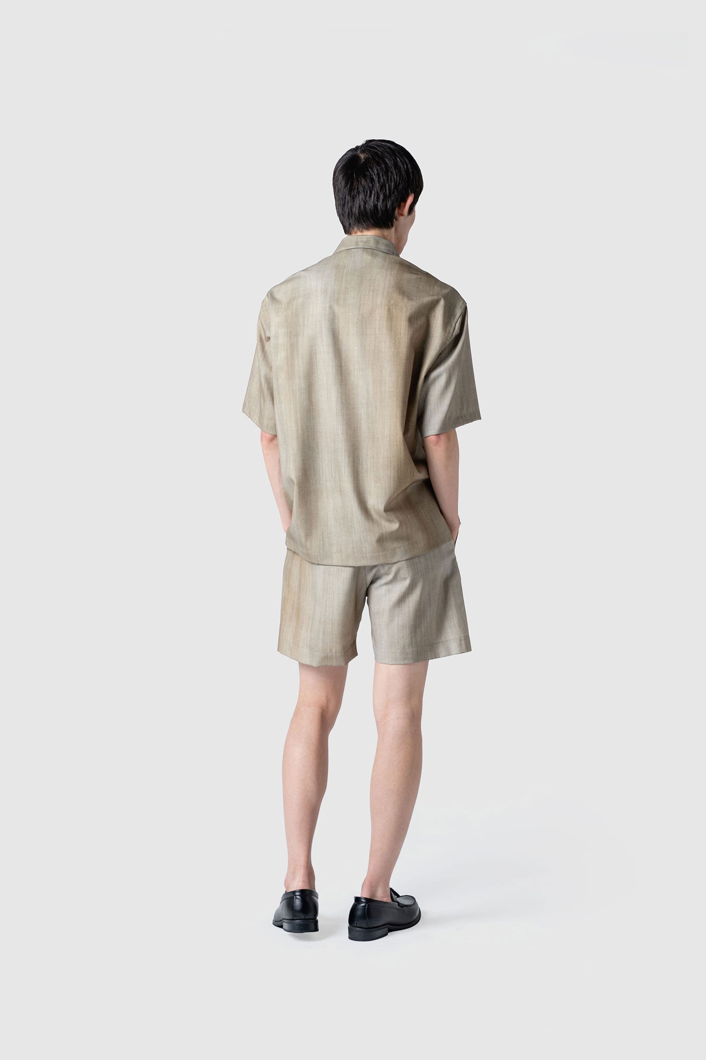 GRADATION WOOL SHORTS