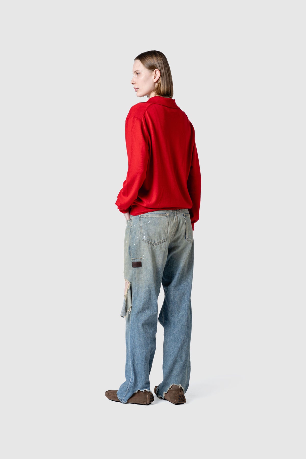 WOOL ZIP KNIT
