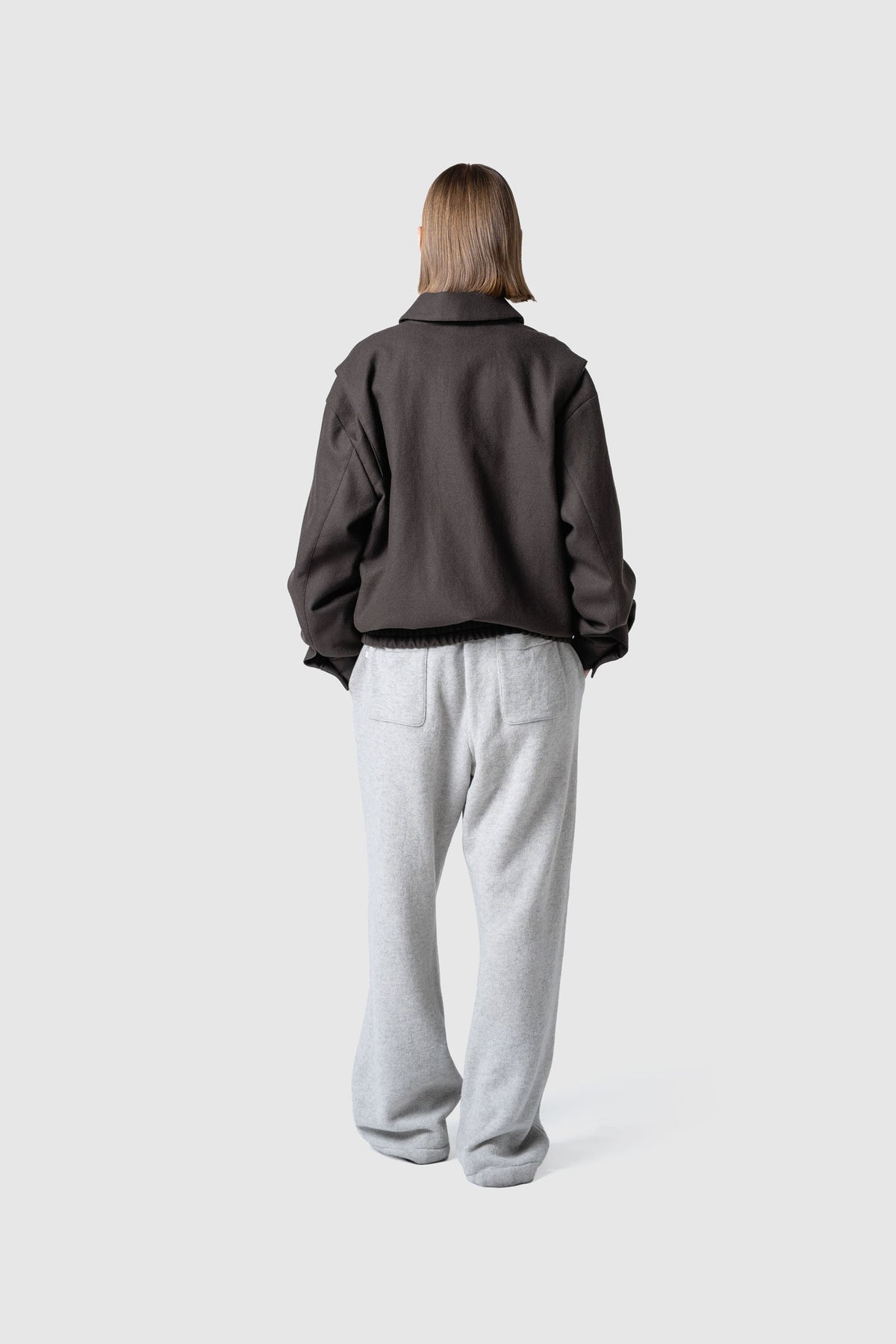 WOOL TWEED FLIGHT JACKET