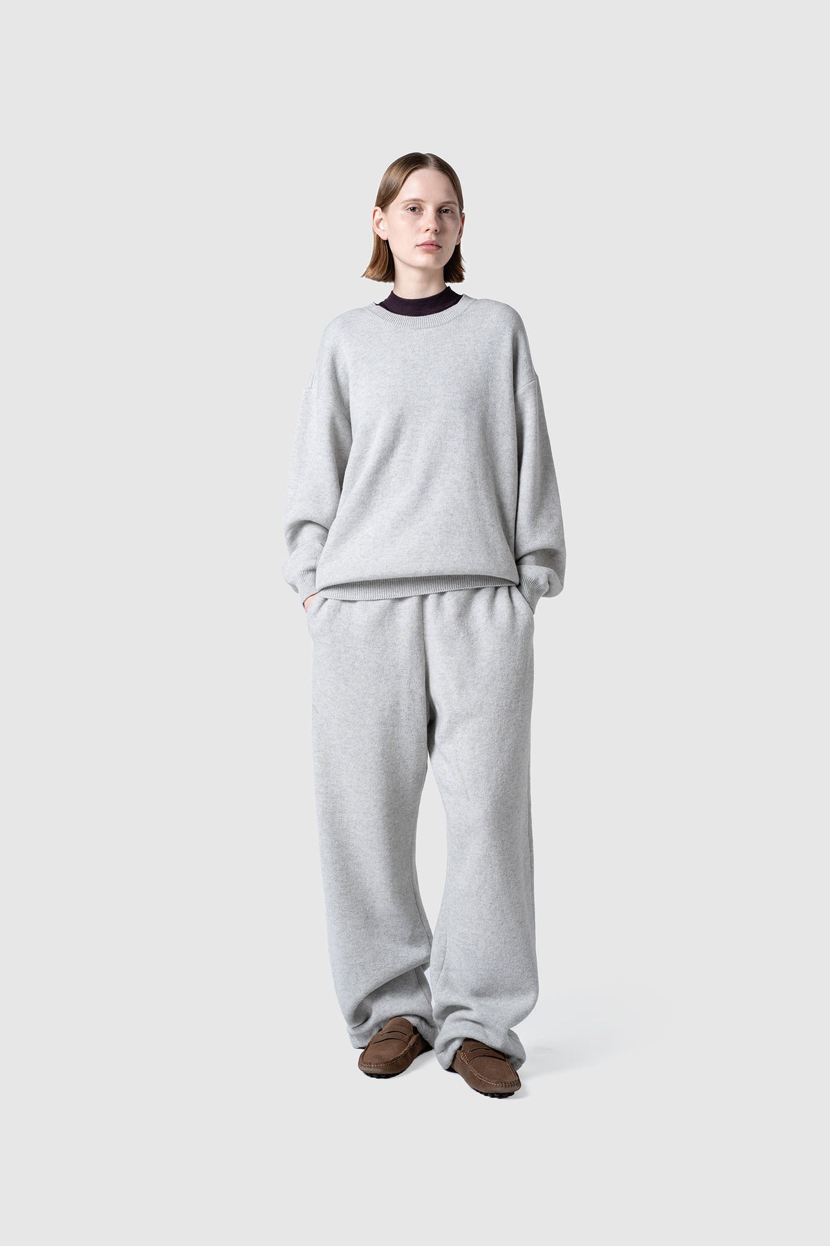 WOOL TERRY SWEATER