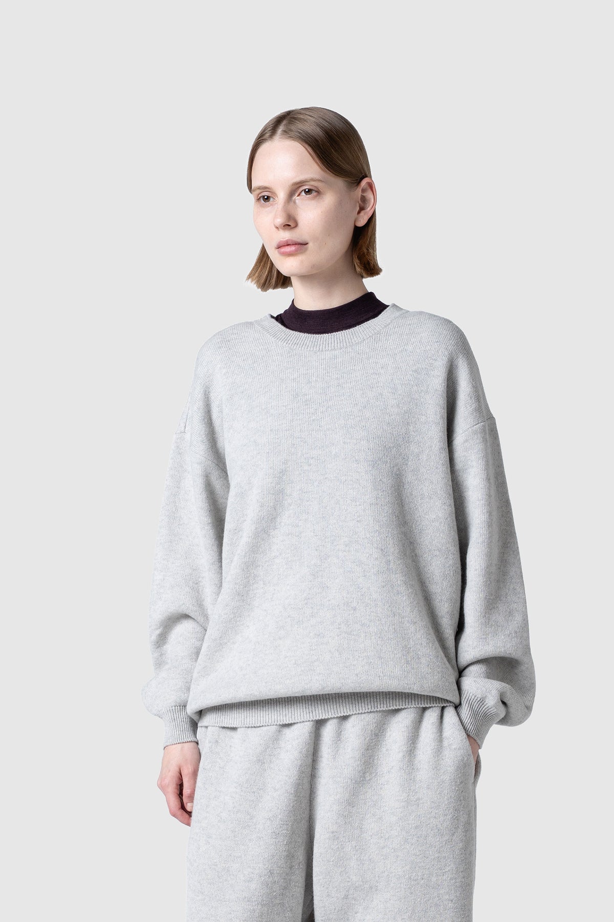 WOOL TERRY SWEATER