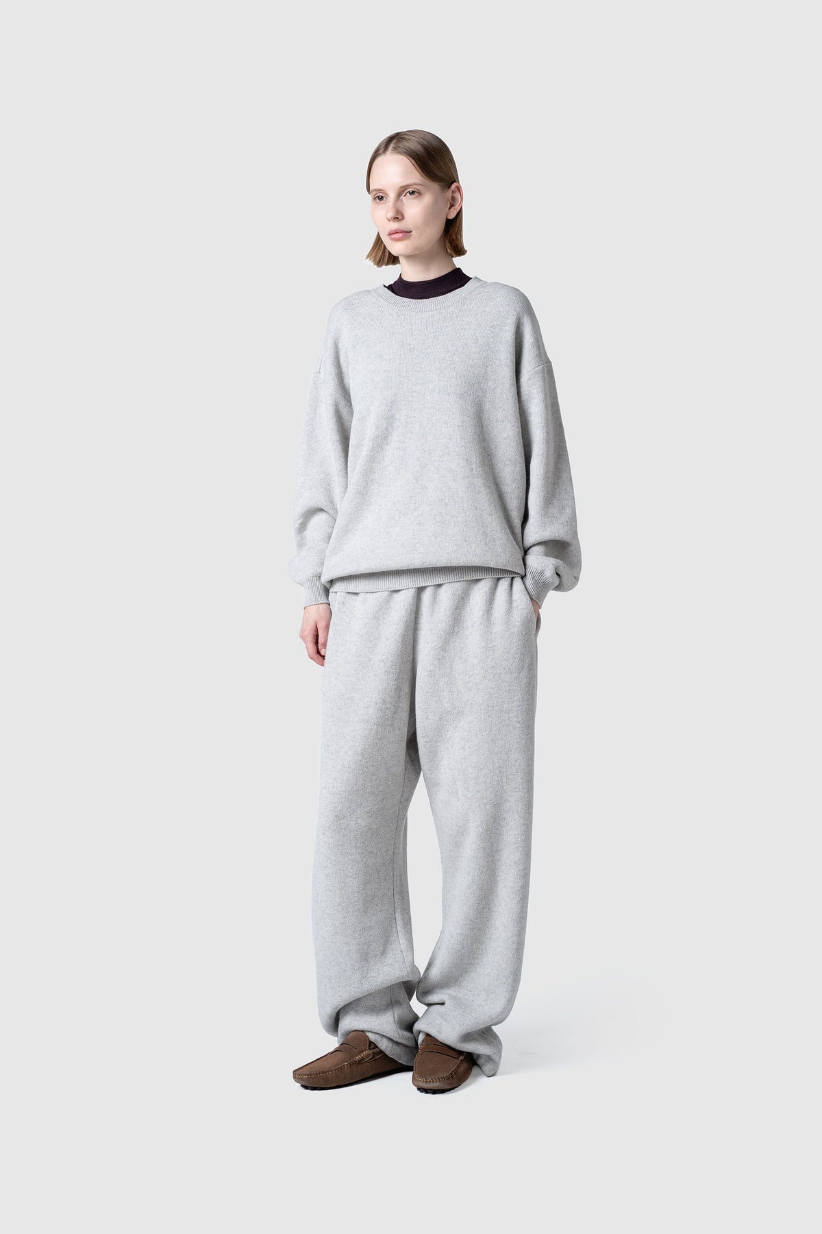 WOOL TERRY SWEATER