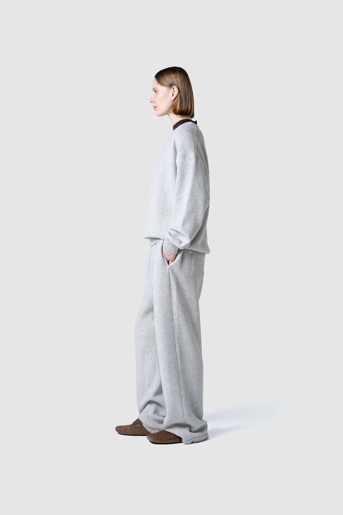 WOOL TERRY SWEATER