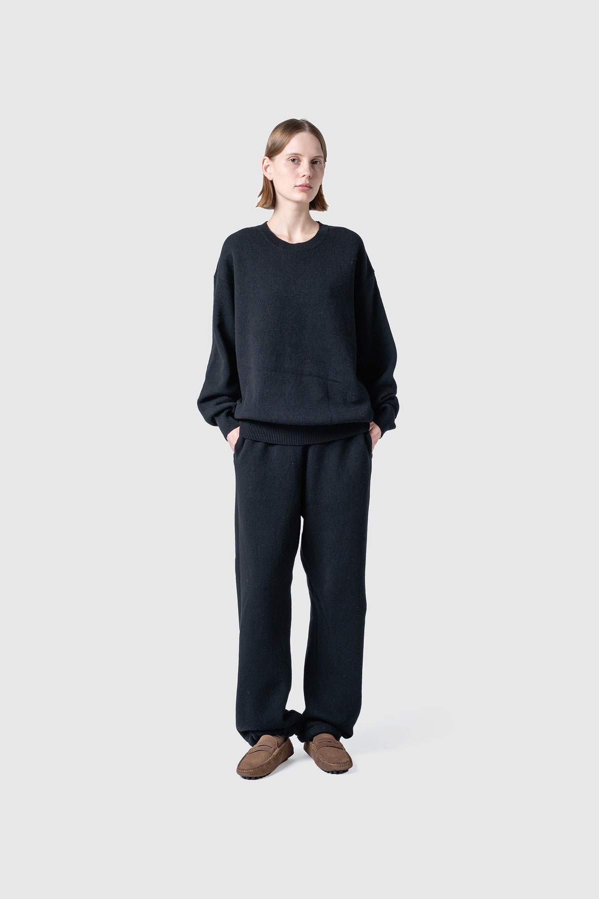 WOOL TERRY SWEATER