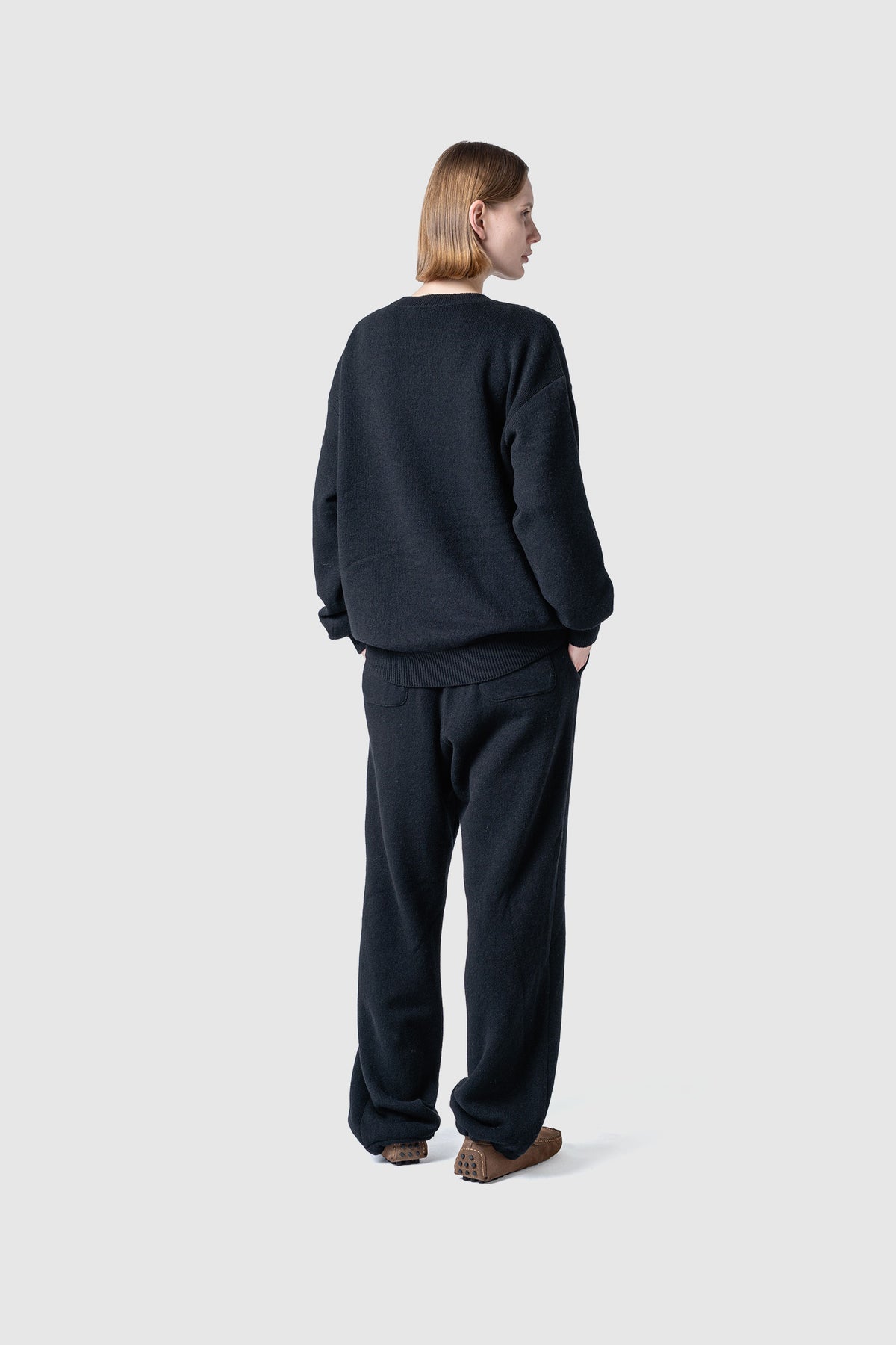 WOOL TERRY SWEATER