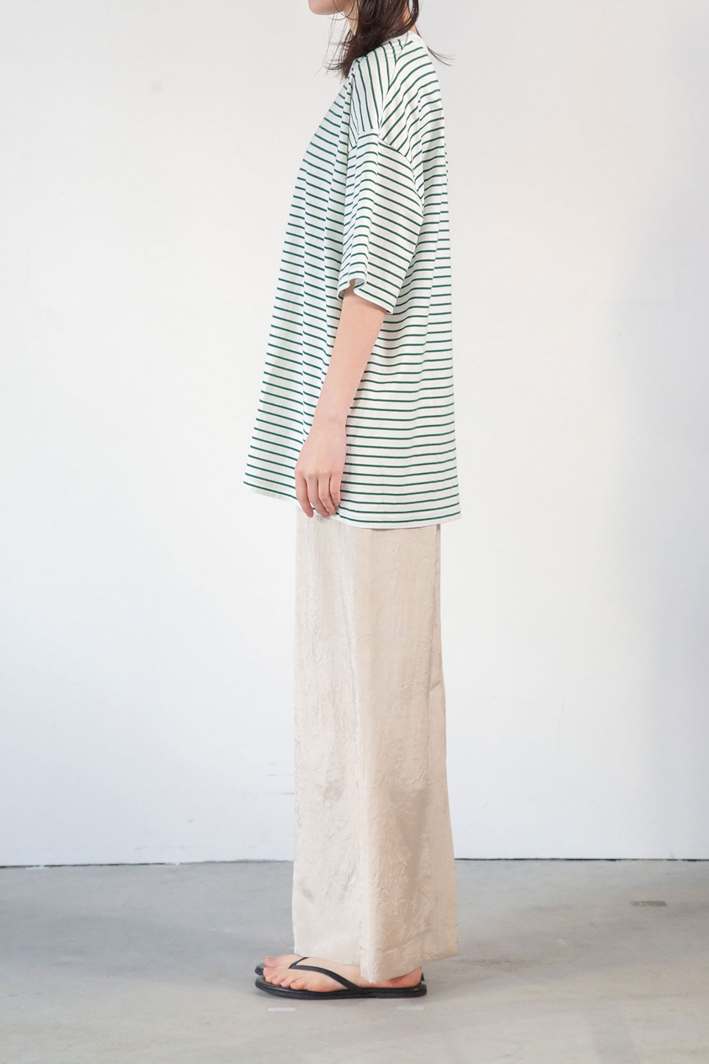 Sheer Border Short Sleeve T-Shirt