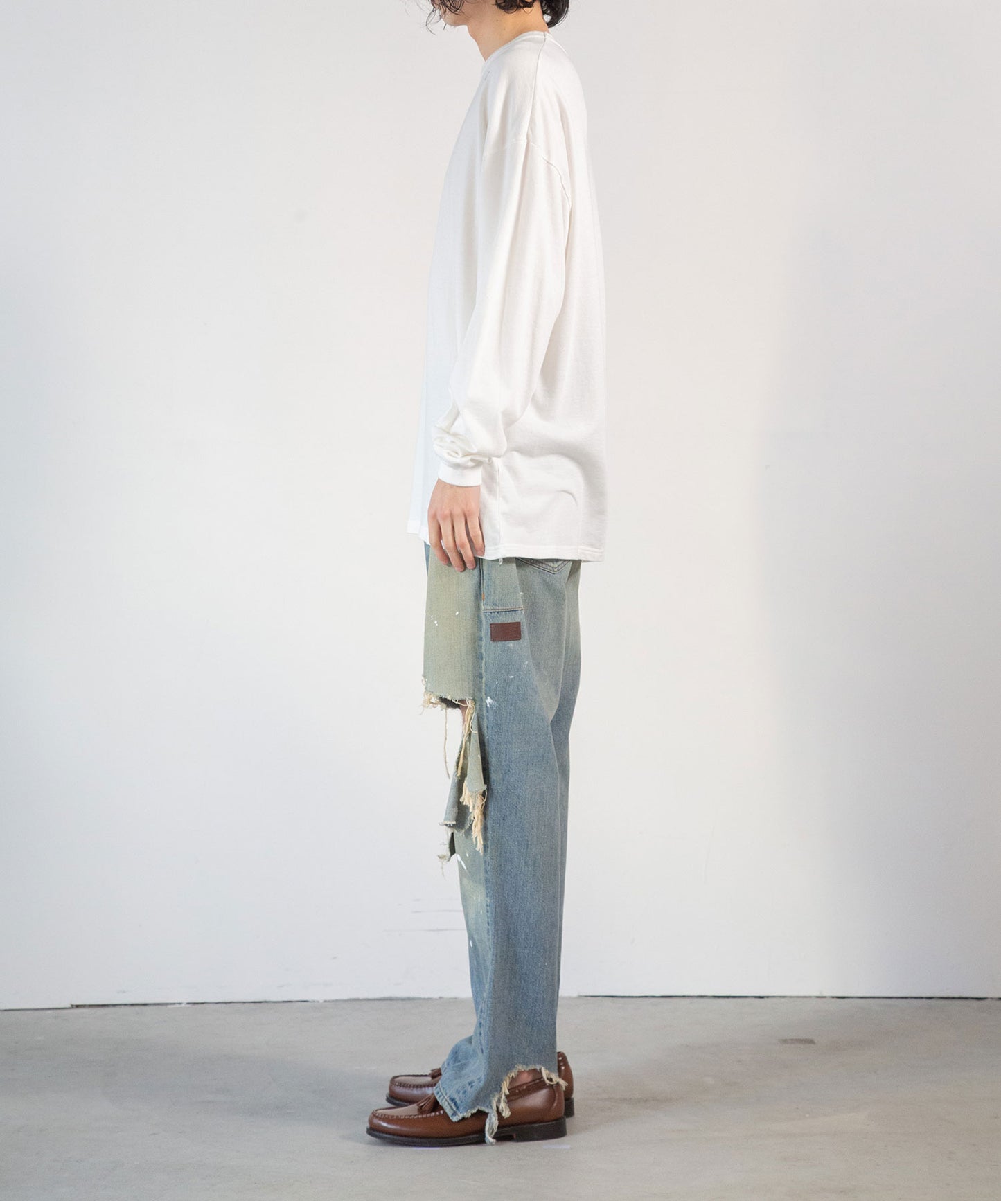 Cotton Pile Long-Sleeve T-Shirt