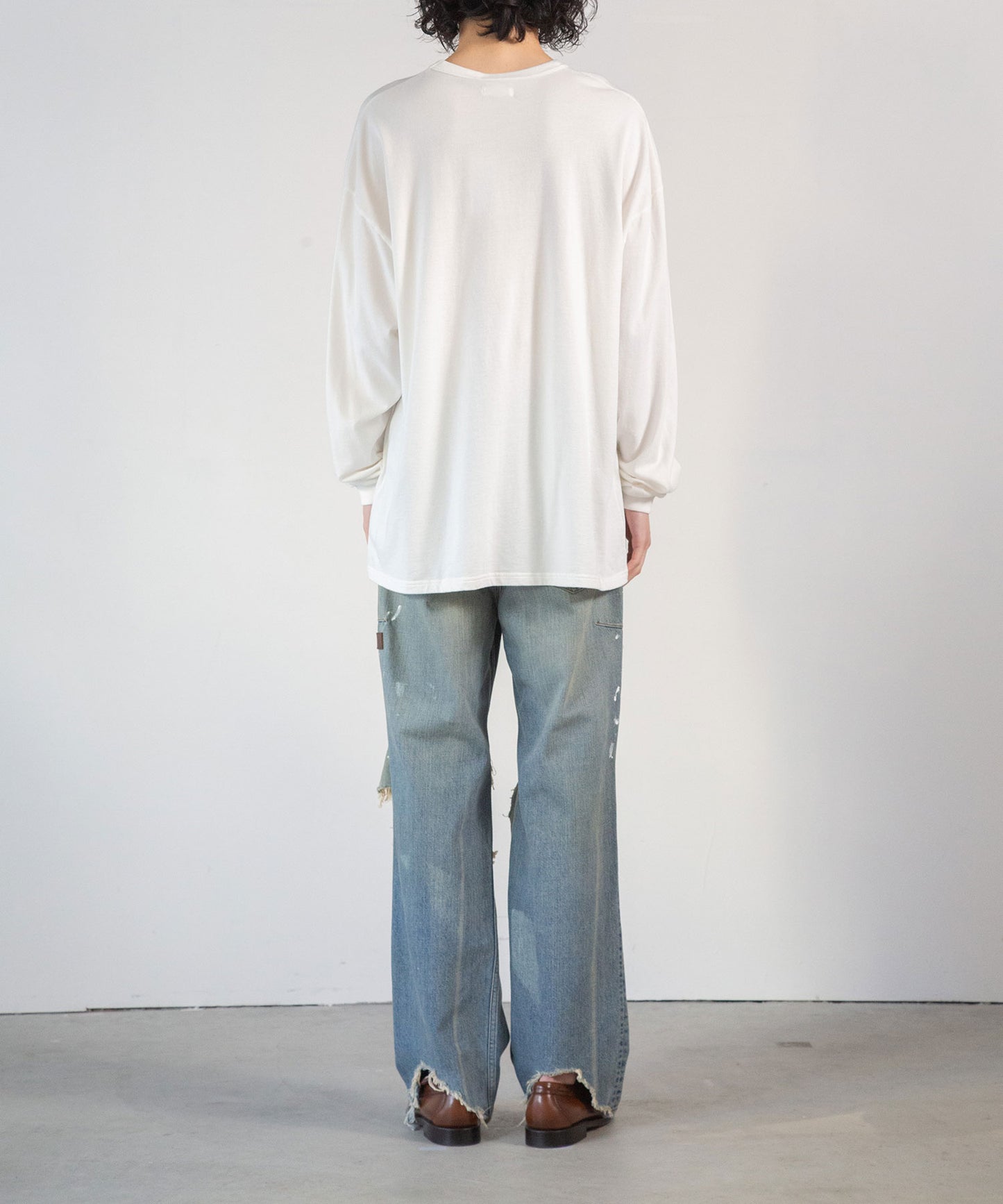 Cotton Pile Long-Sleeve T-Shirt