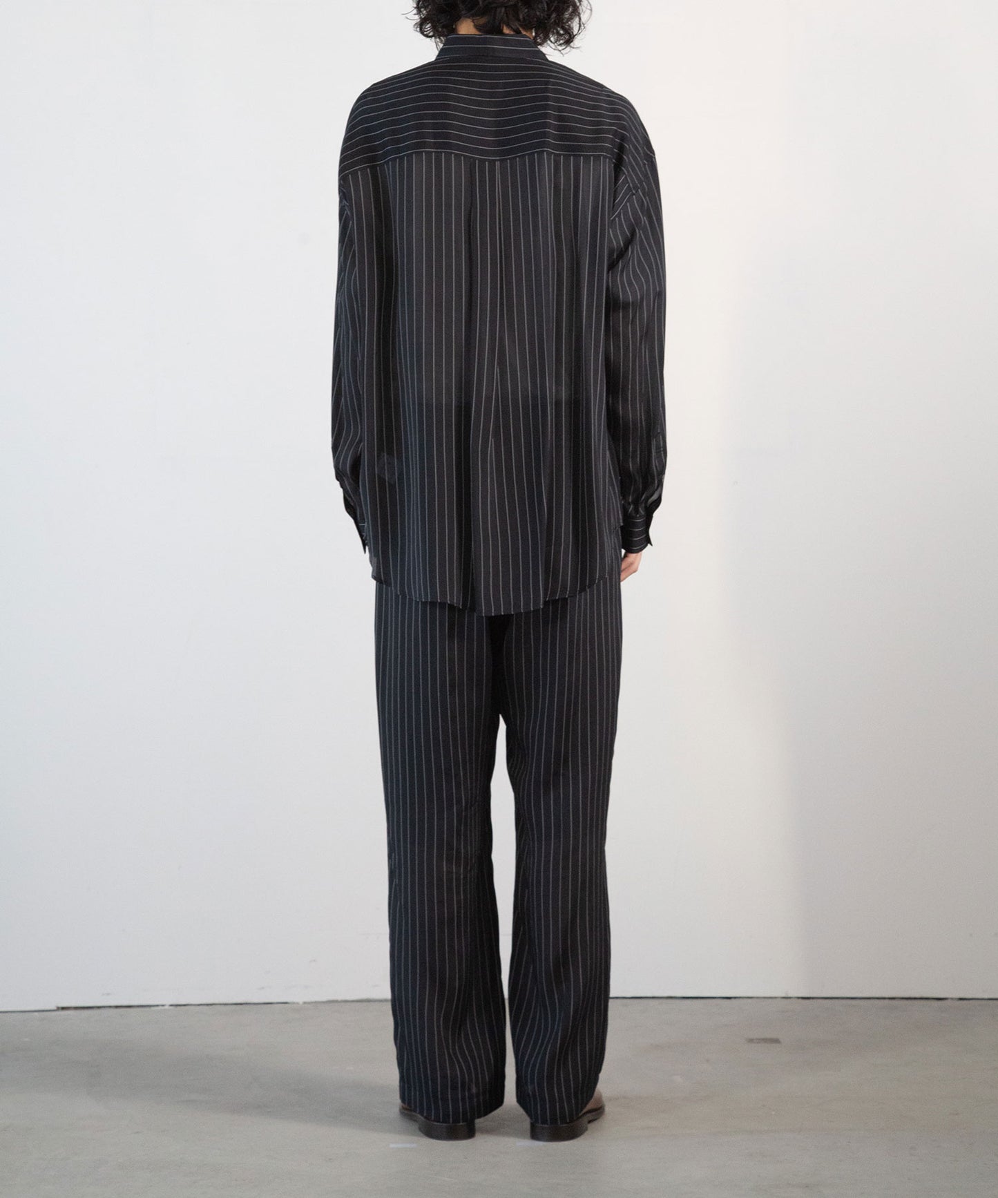 Cupro Stripe L/S Shirt
