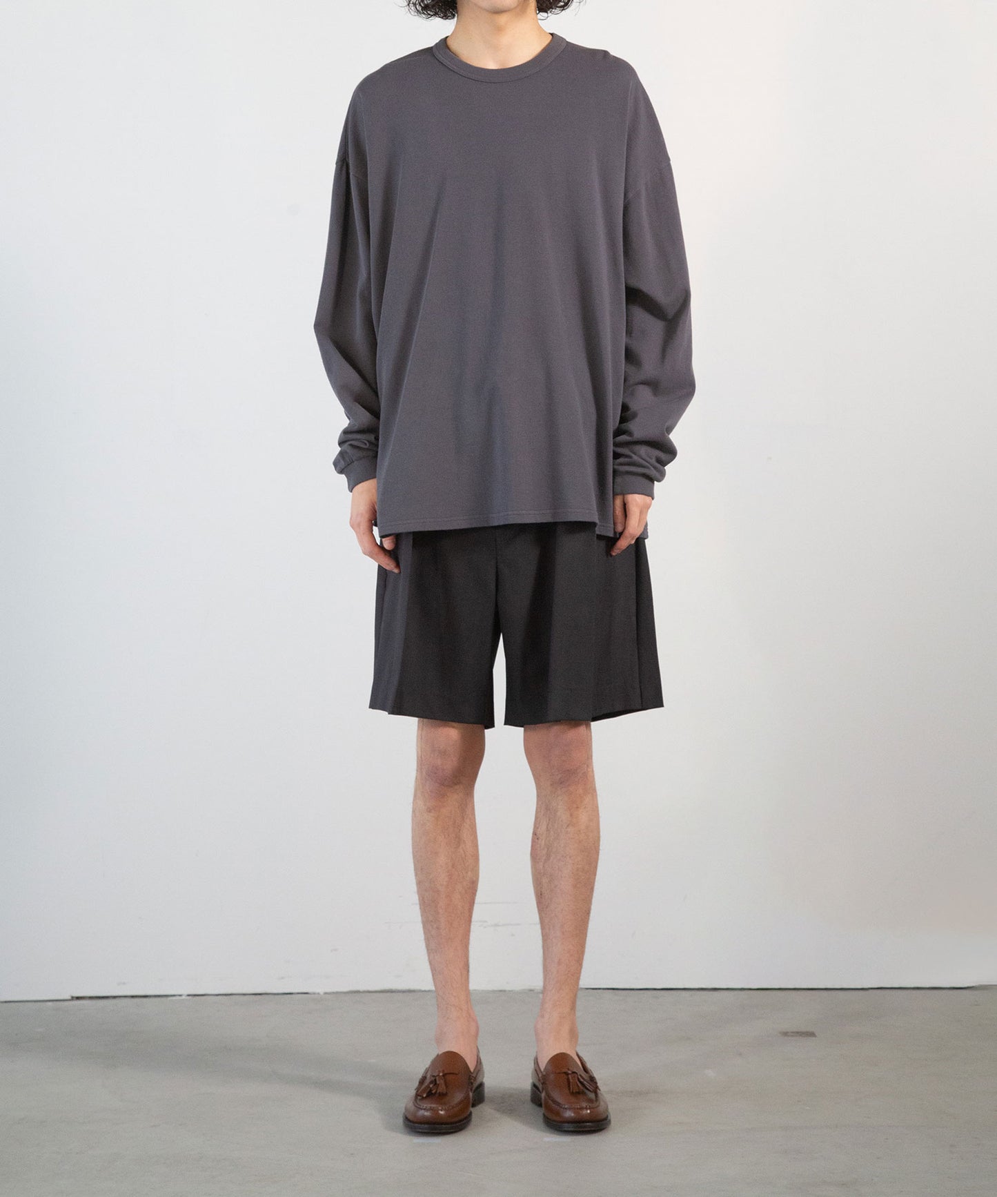 Cotton Pile Long-Sleeve T-Shirt