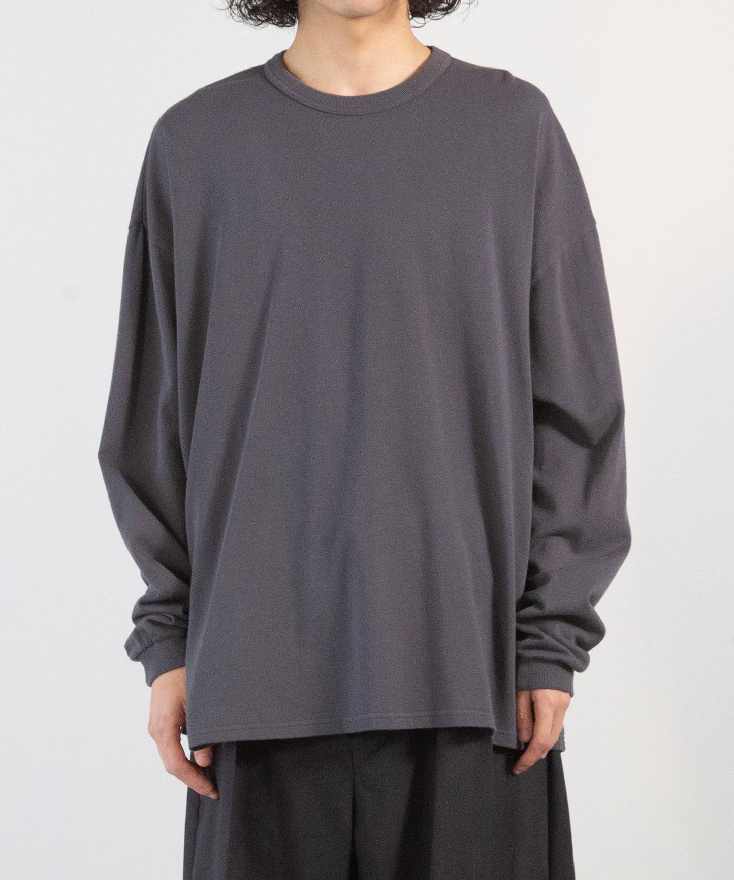 Cotton Pile Long-Sleeve T-Shirt