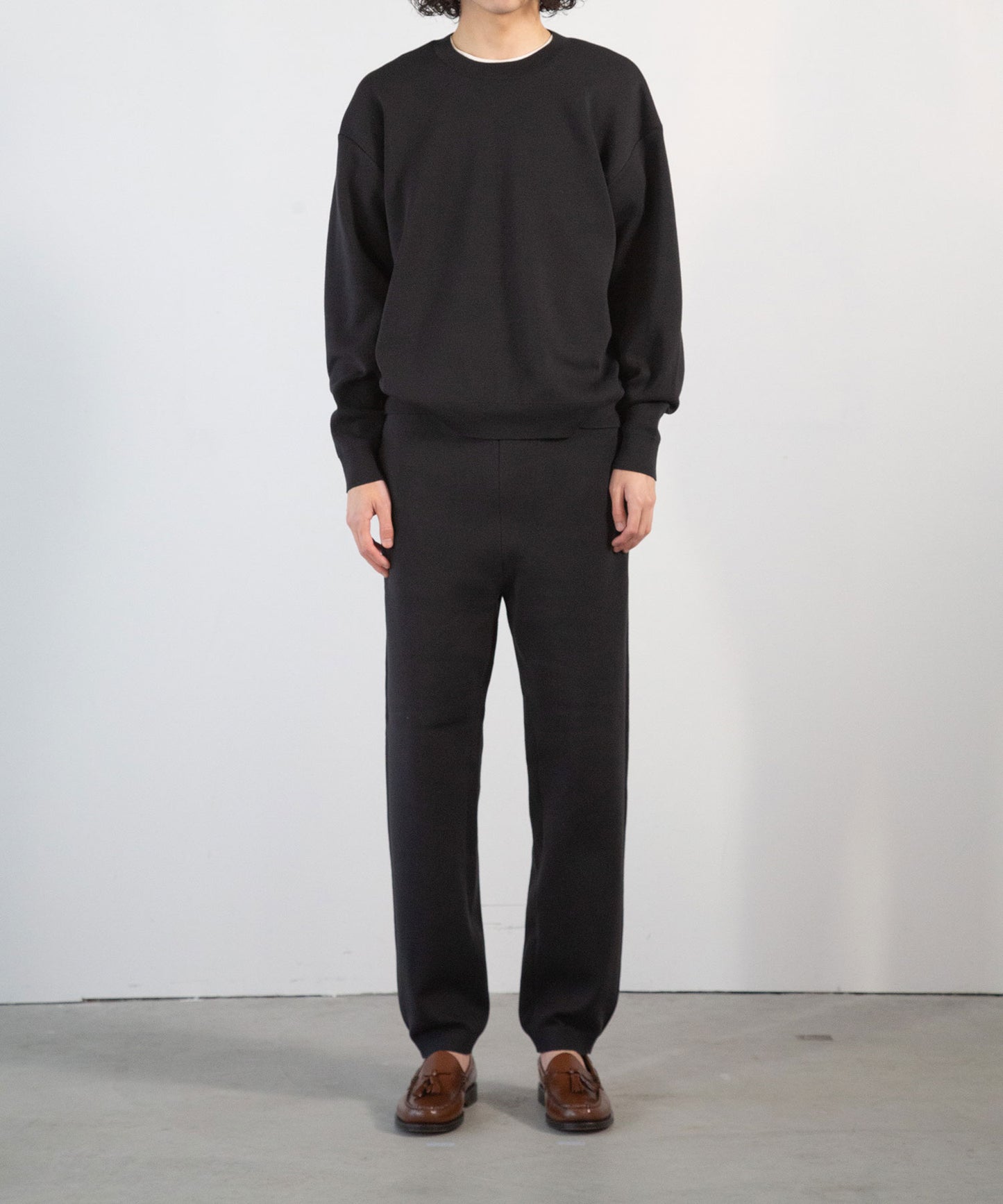 Water-repellent Cotton Knit Pants