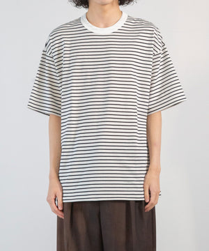 Sheer Border S/S T-Shirt