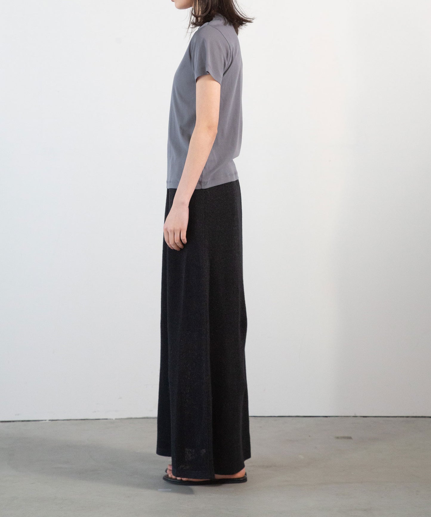 Paper Yarn Knit Skirt