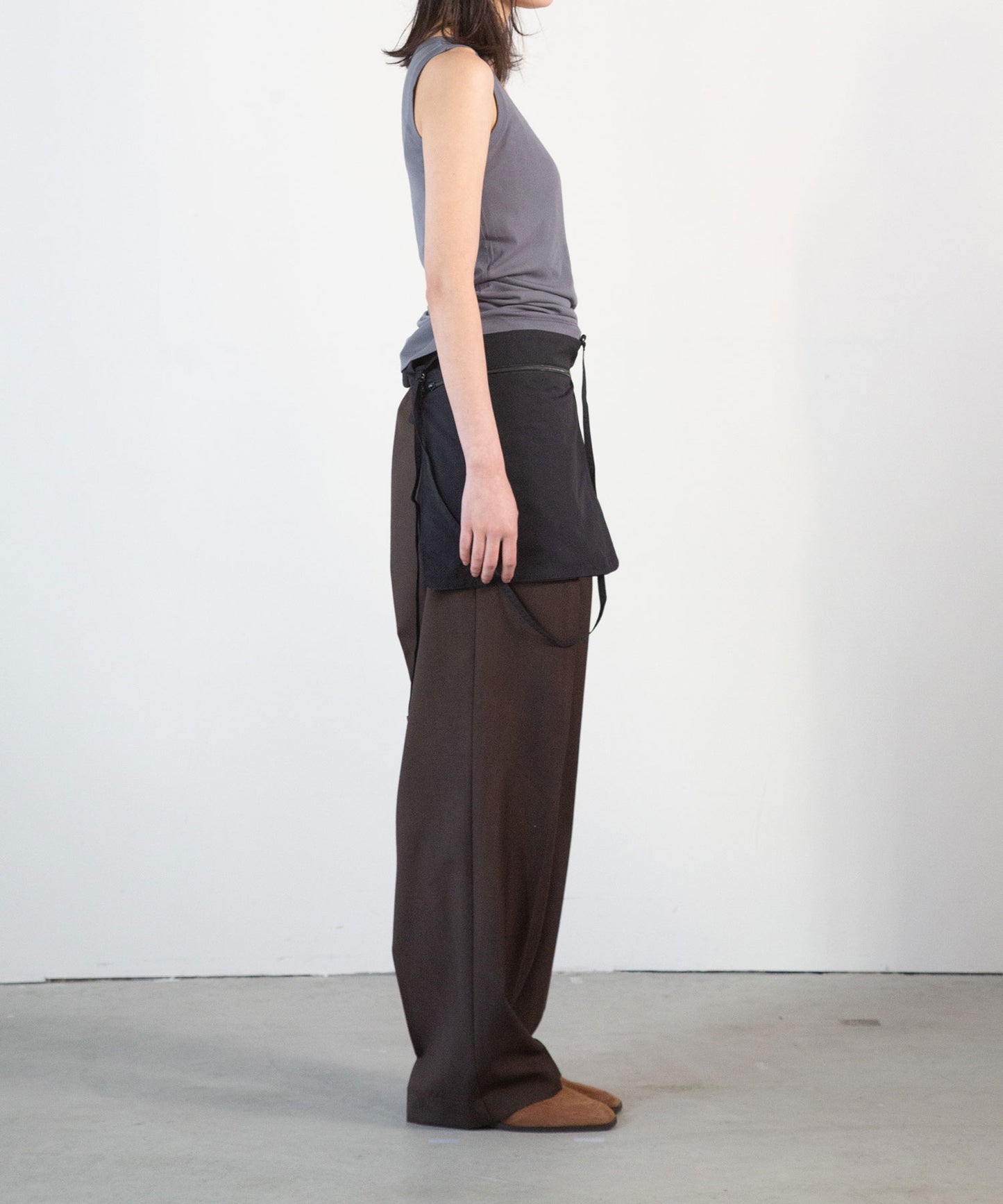 Recycled Nylon Belted Bag