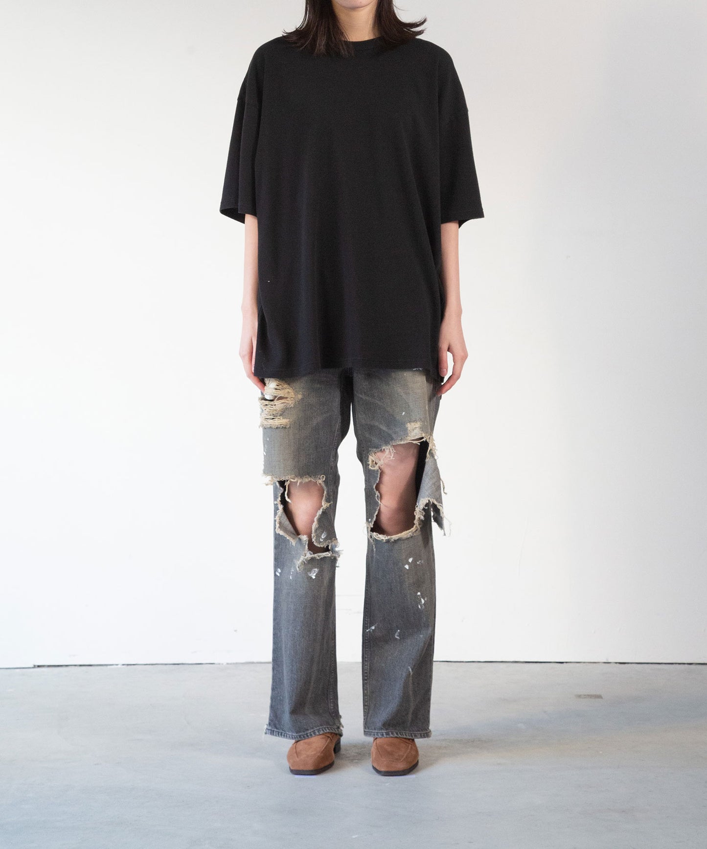 Cotton Pile Short Sleeve T-Shirt
