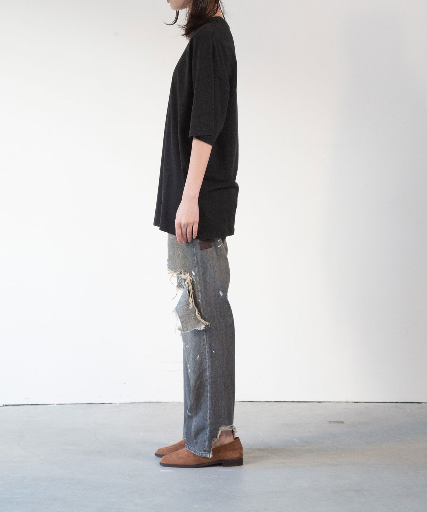Cotton Pile Short Sleeve T-Shirt