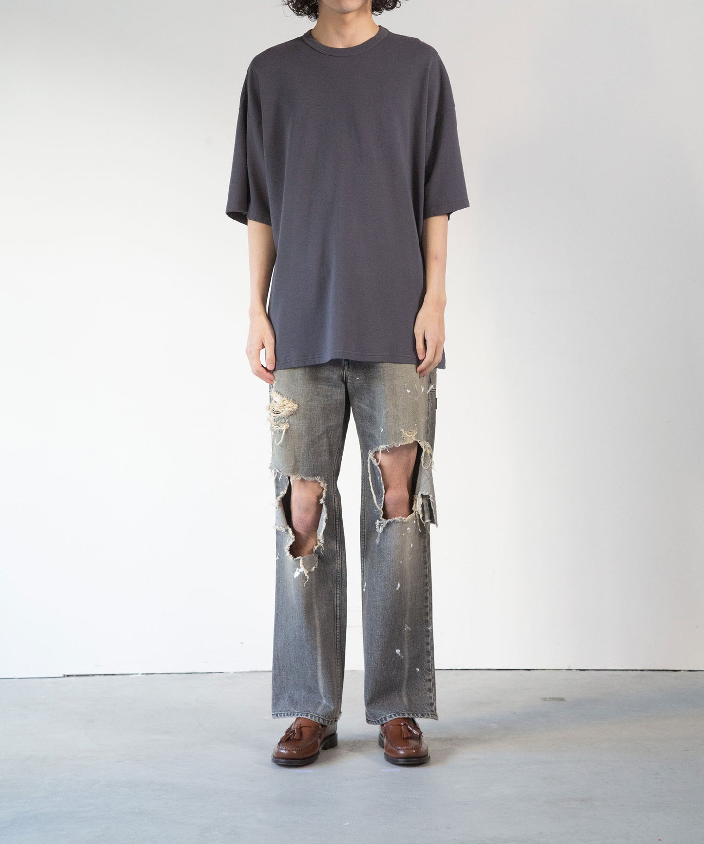 Cotton Pile Short Sleeve T-Shirt