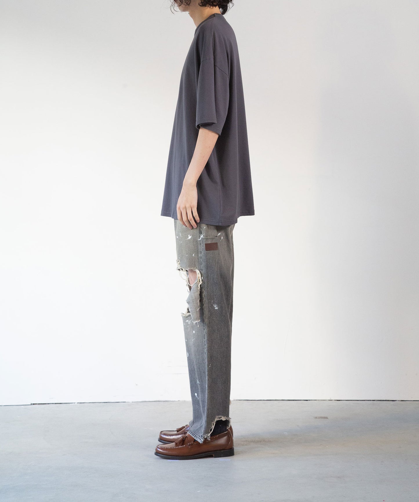 Cotton Pile Short Sleeve T-Shirt