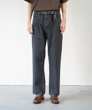 Organic Cotton Denim Pants*Vintage Washed