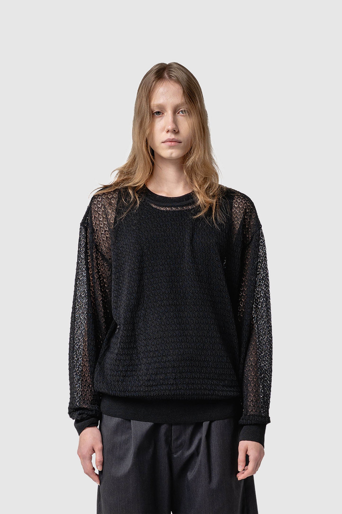 CROCHET KNIT TOP