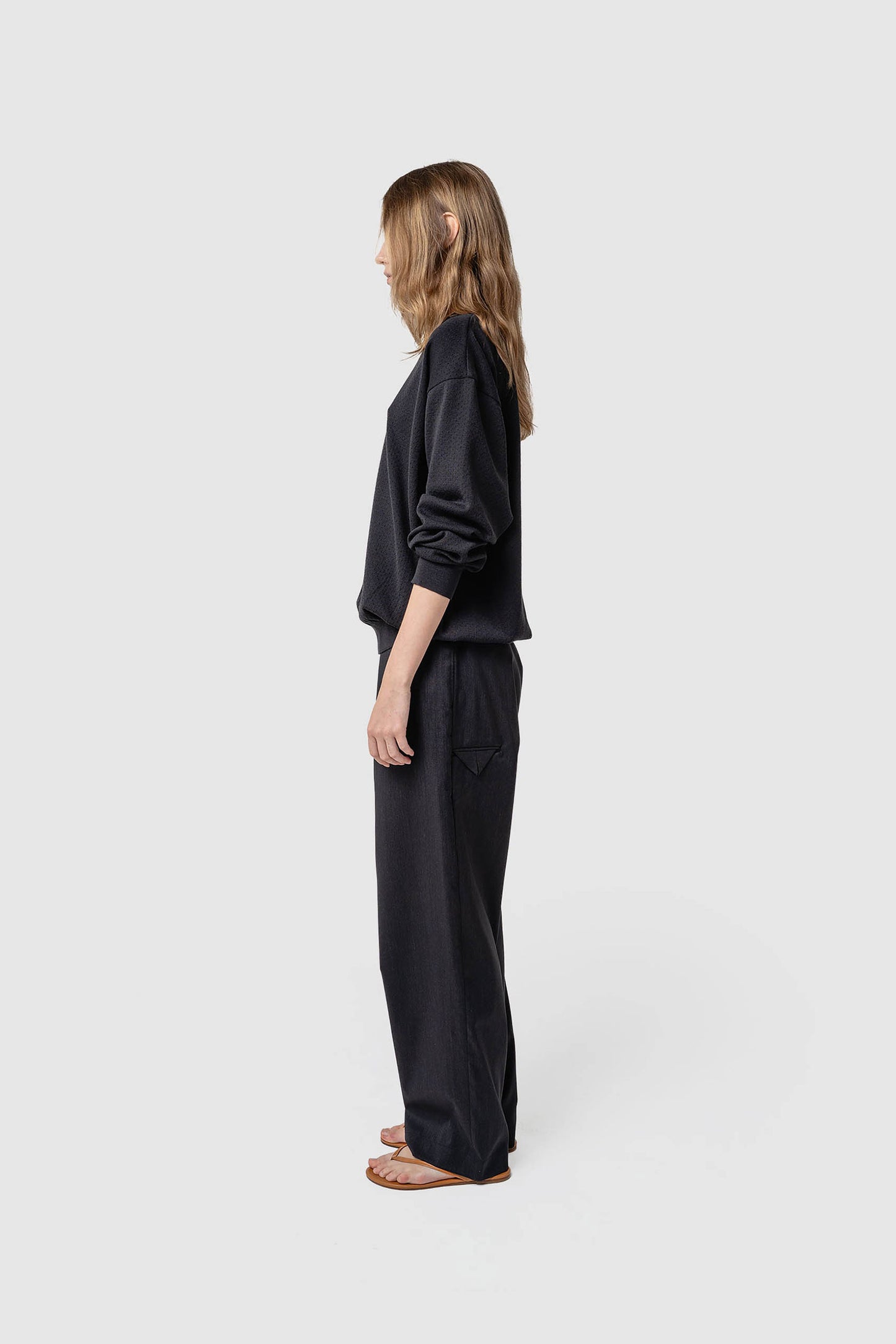 WATER-PROOF WOOL PANTS