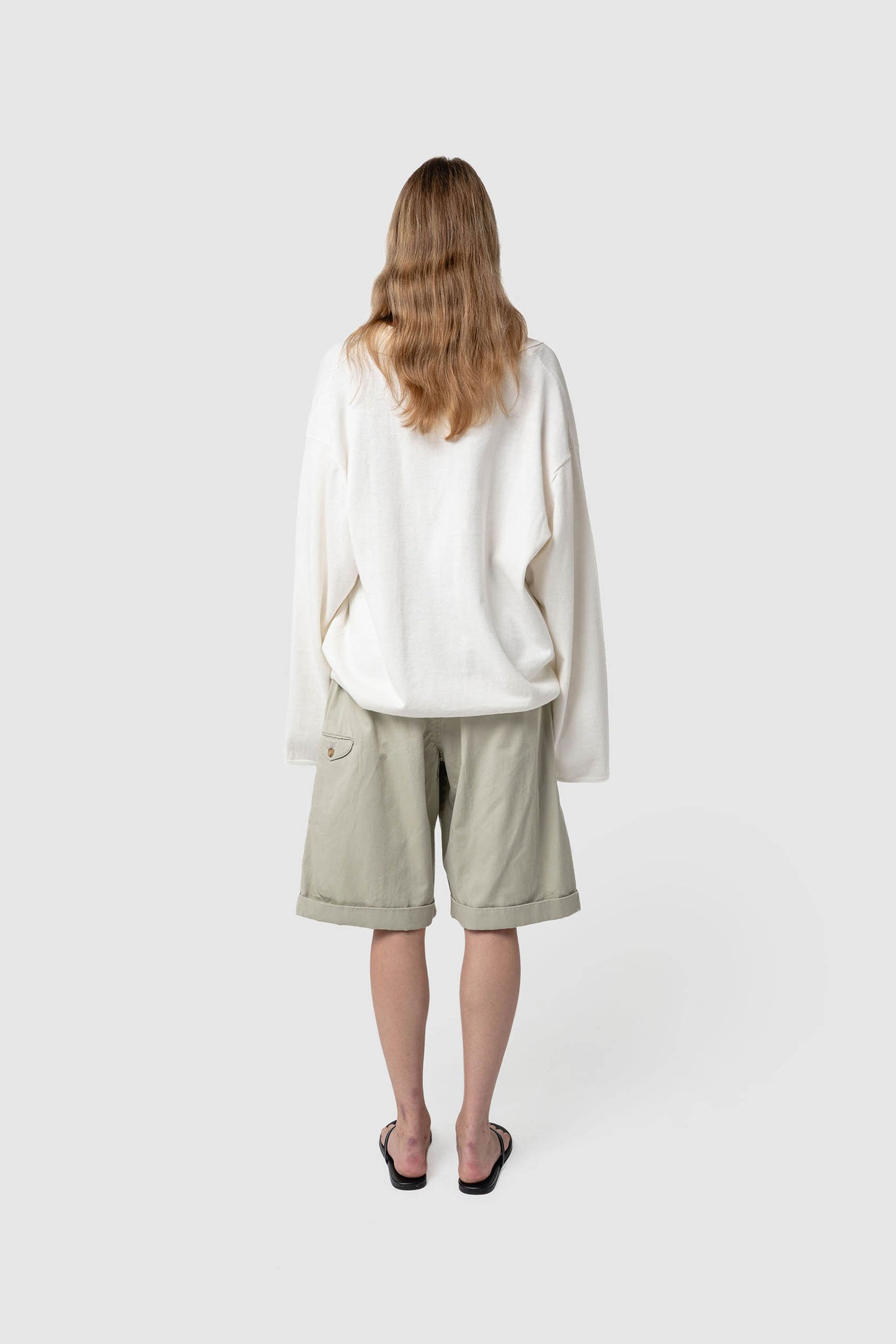 COTTON TWILL SHORTS